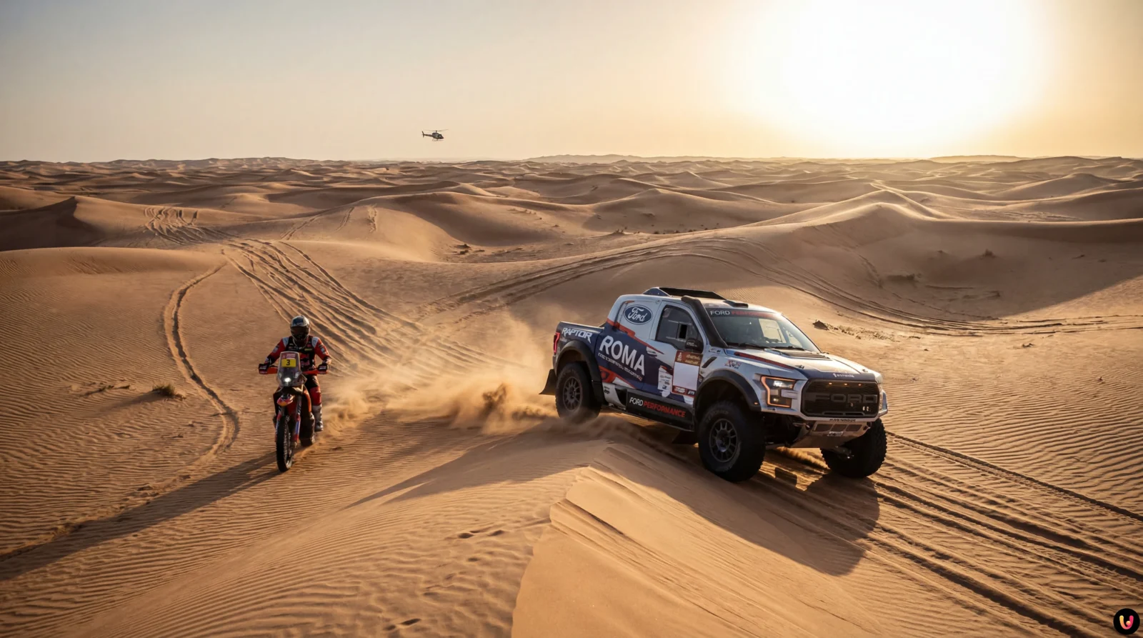 Dakar 2026 Tappa 9: Sanders e Roma Leader nel Caos della Marathon