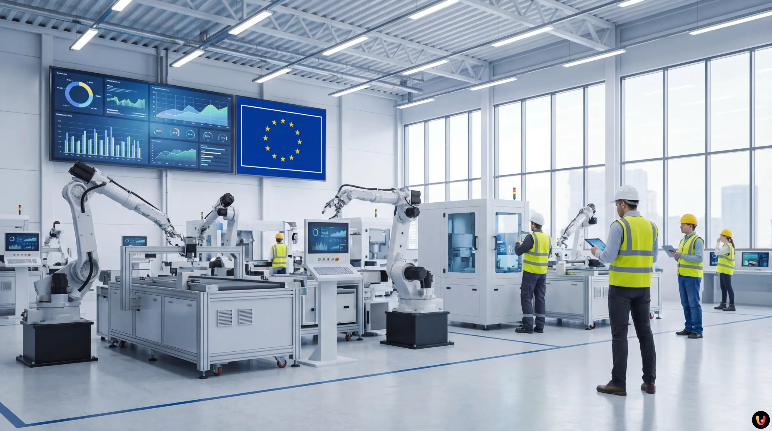 Decreto Iperammortamento 2026: Incentivi Transizione 5.0 Macchinari industriali automatizzati in fabbrica moderna simbolo della Transizione 5.0