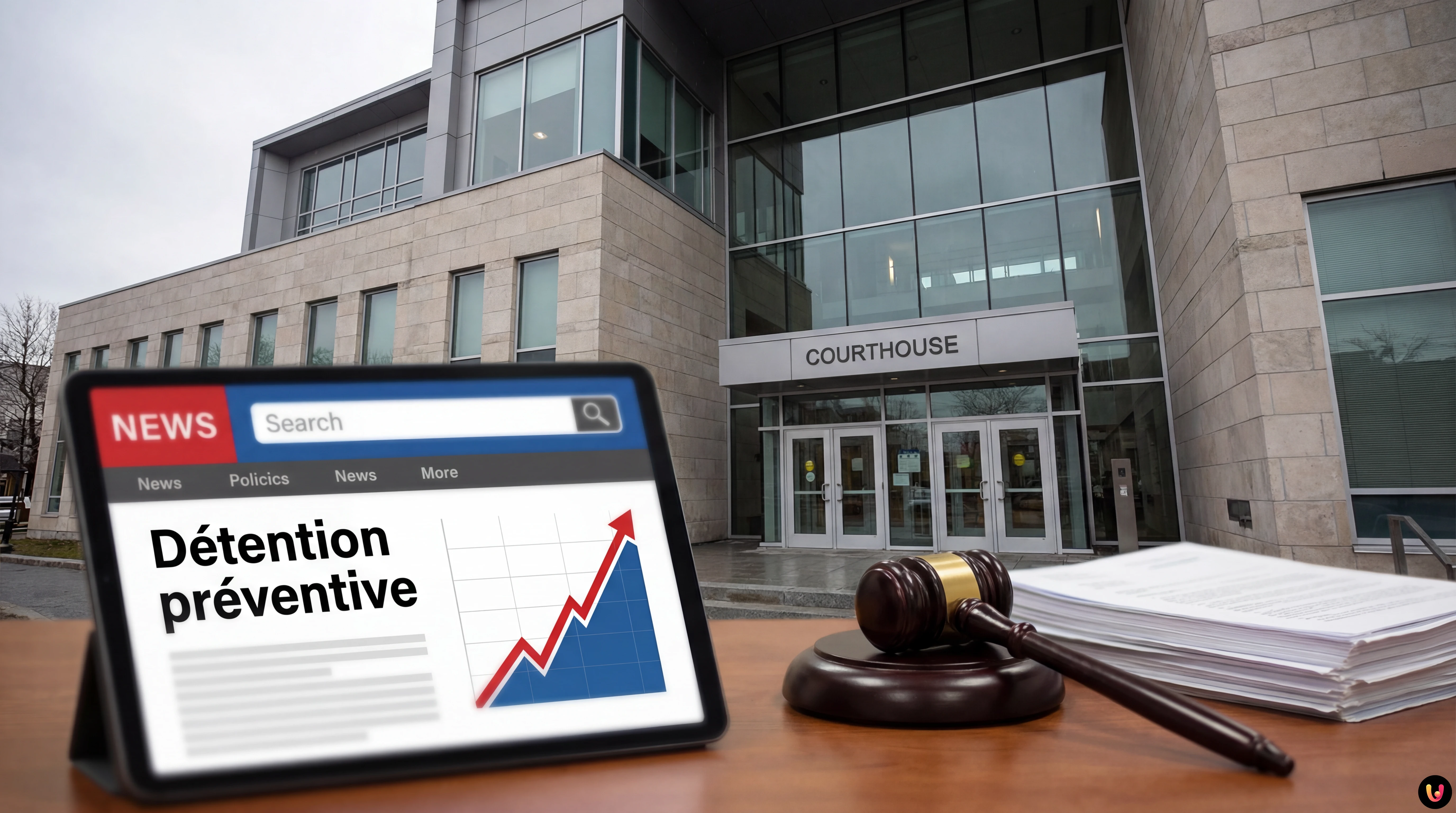 Martelletto del giudice simbolo delle decisioni sulla detenzione preventiva