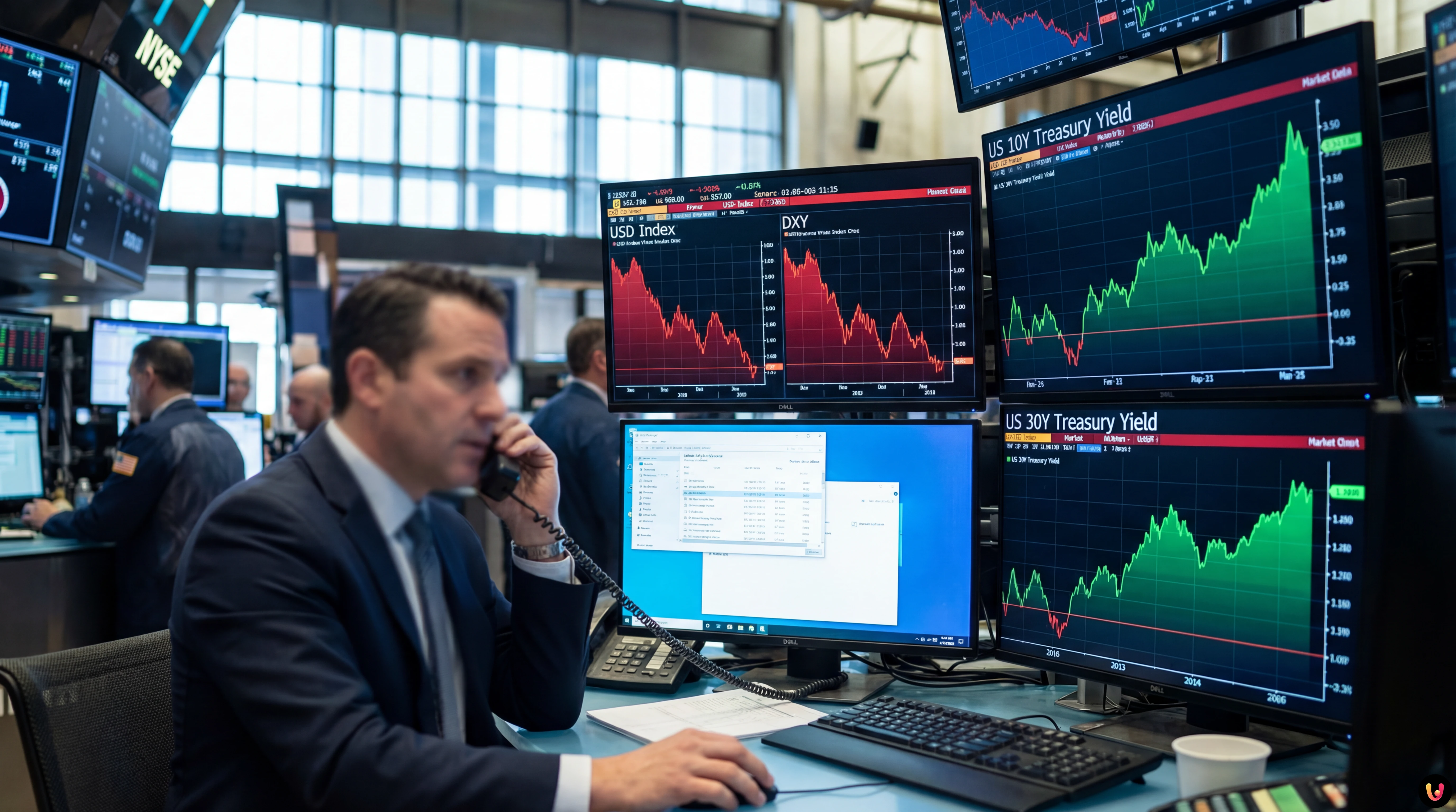 Dollar Turbulence Hits $30 Trillion Treasury Market as Greenback Slides