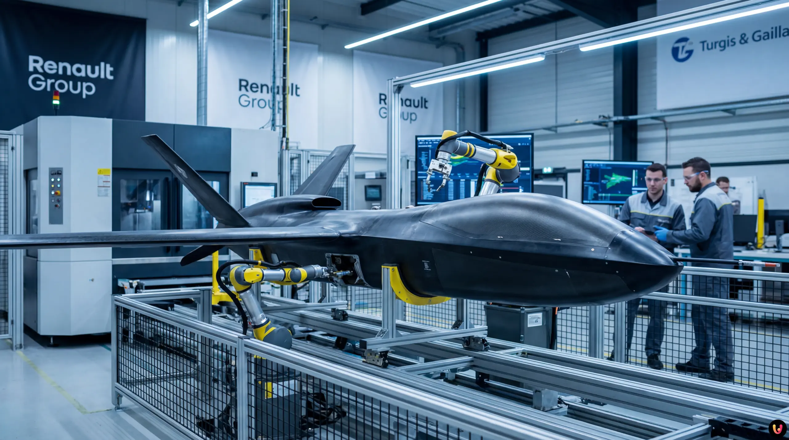 Drone militaire du projet Chorus par Renault et Turgis & Gaillard