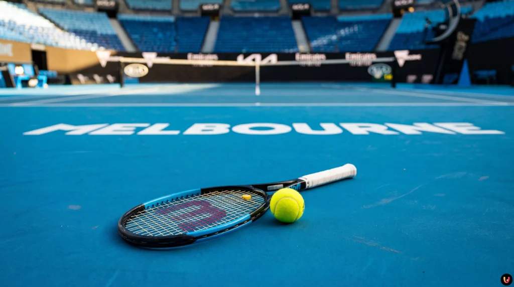 Eala Leads Asian Wave at Australian Open 2026: A Historic Debut Tennis player Alex Eala competing on the hard courts of the Australian Open 2026.