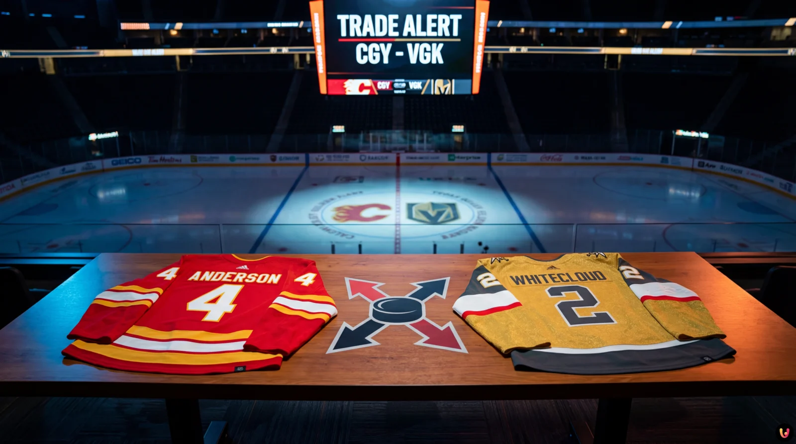 &Eacute;change majeur : Rasmus Andersson passe aux Golden Knights contre Whitecloud