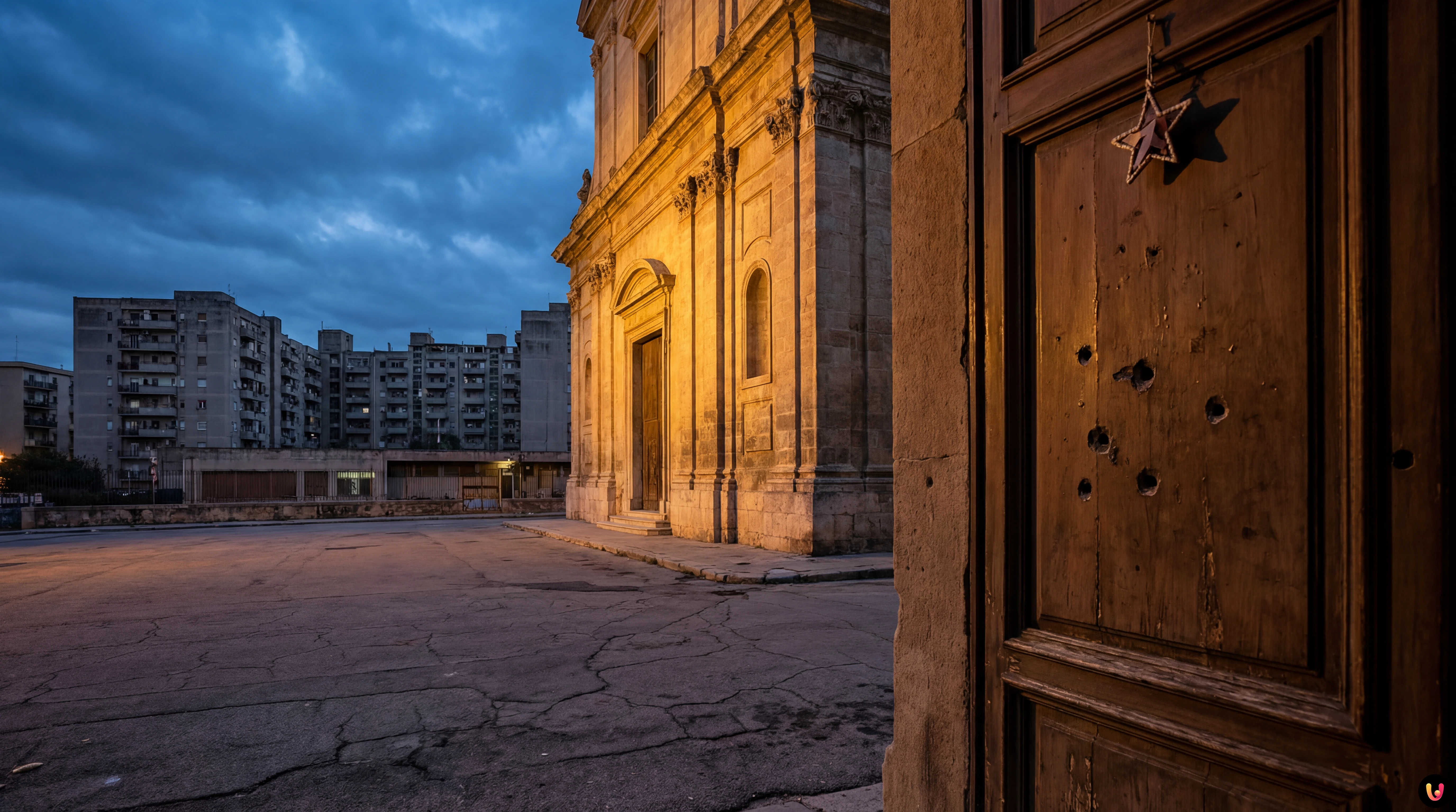 Arcivescovo Lorefice durante l'omelia nella chiesa San Filippo Neri allo Zen di Palermo