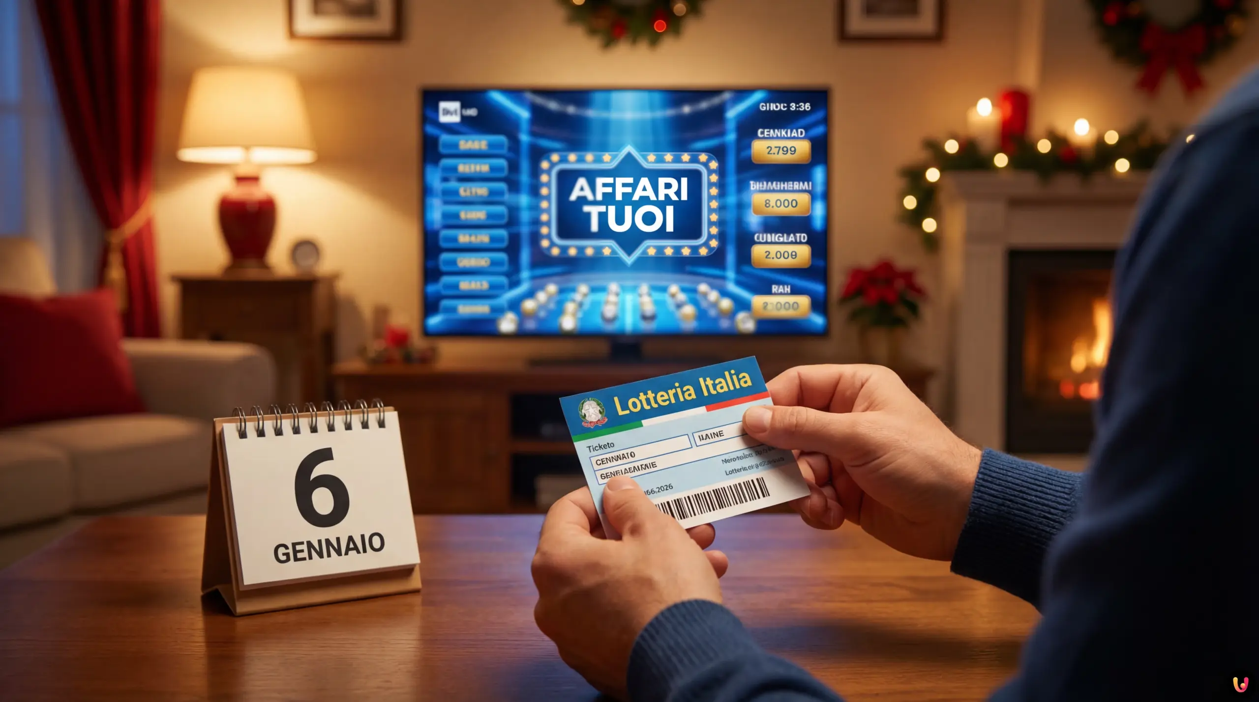 Urne del Lotto e biglietti Lotteria Italia con calendario 6 gennaio 2026
