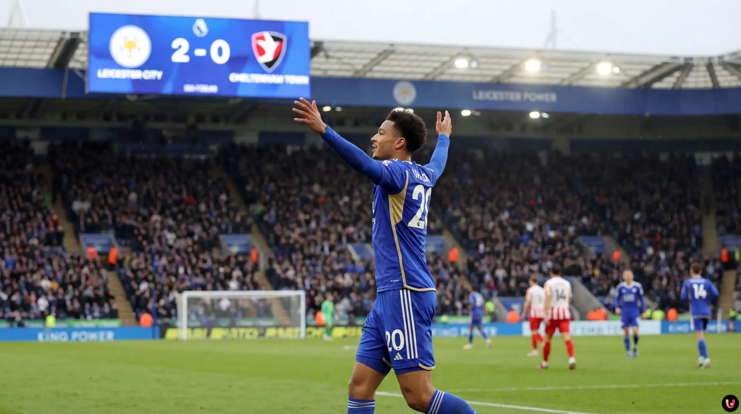 Patson Daka et Stephy Mavididi c&eacute;l&egrave;brent le but de la victoire pour Leicester City.