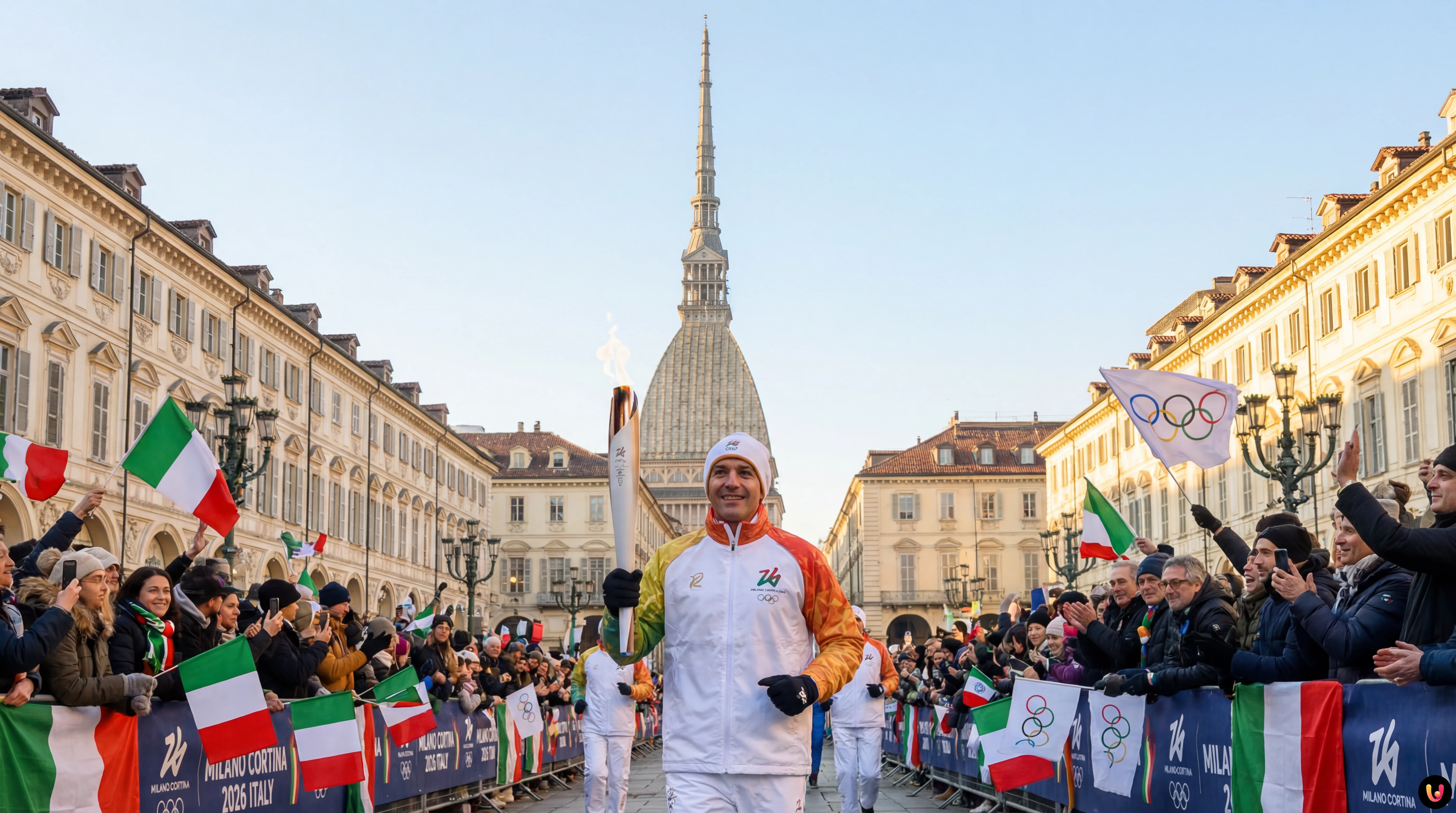 Fiamma Olimpica a Torino: percorso di 11 km, orari e strade chiuse
