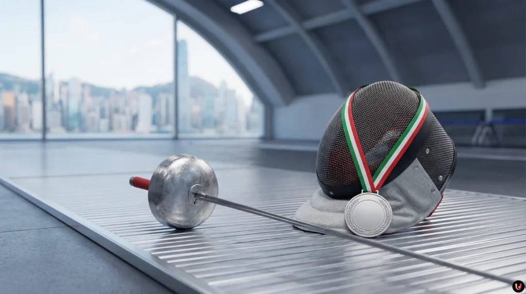 Fioretto Hong Kong: Palumbo d’Argento, Sinigalia Sfiora il Podio Francesca Palumbo in azione durante la Coppa del Mondo di fioretto a Hong Kong