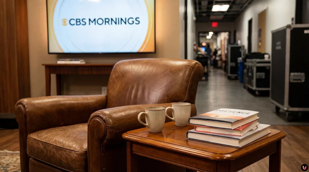 François Arnaud et Oprah Winfrey : le conseil qui change tout Oprah Winfrey et François Arnaud partageant une accolade chaleureuse aux studios CBS