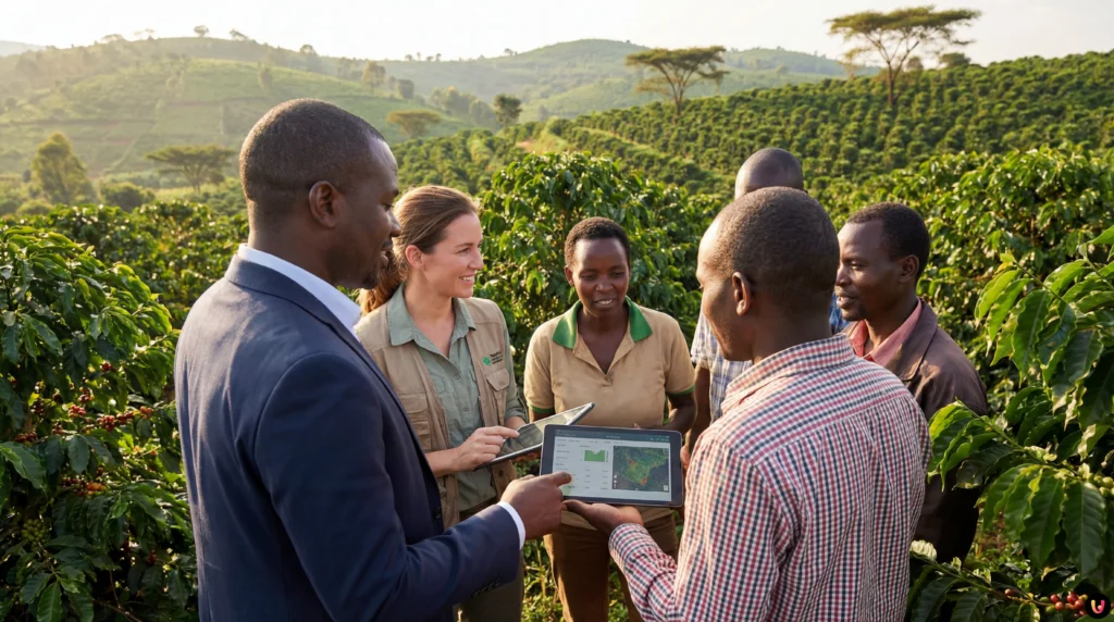 Coltivazione di caff&egrave; sostenibile in Africa supportata da Generali e UNIDO