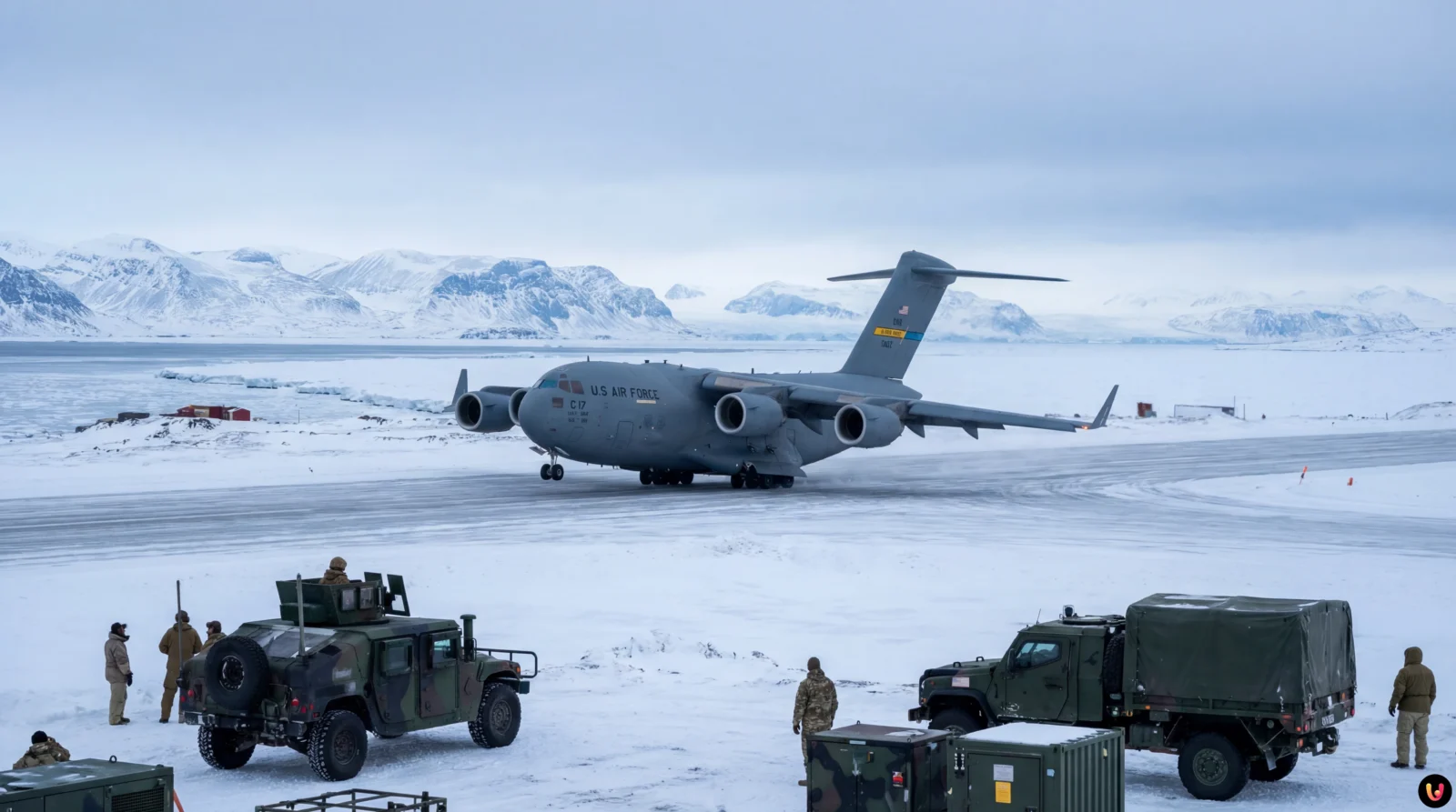 Groenland : D&eacute;ploiement d&rsquo;avions militaires sur fond de crise