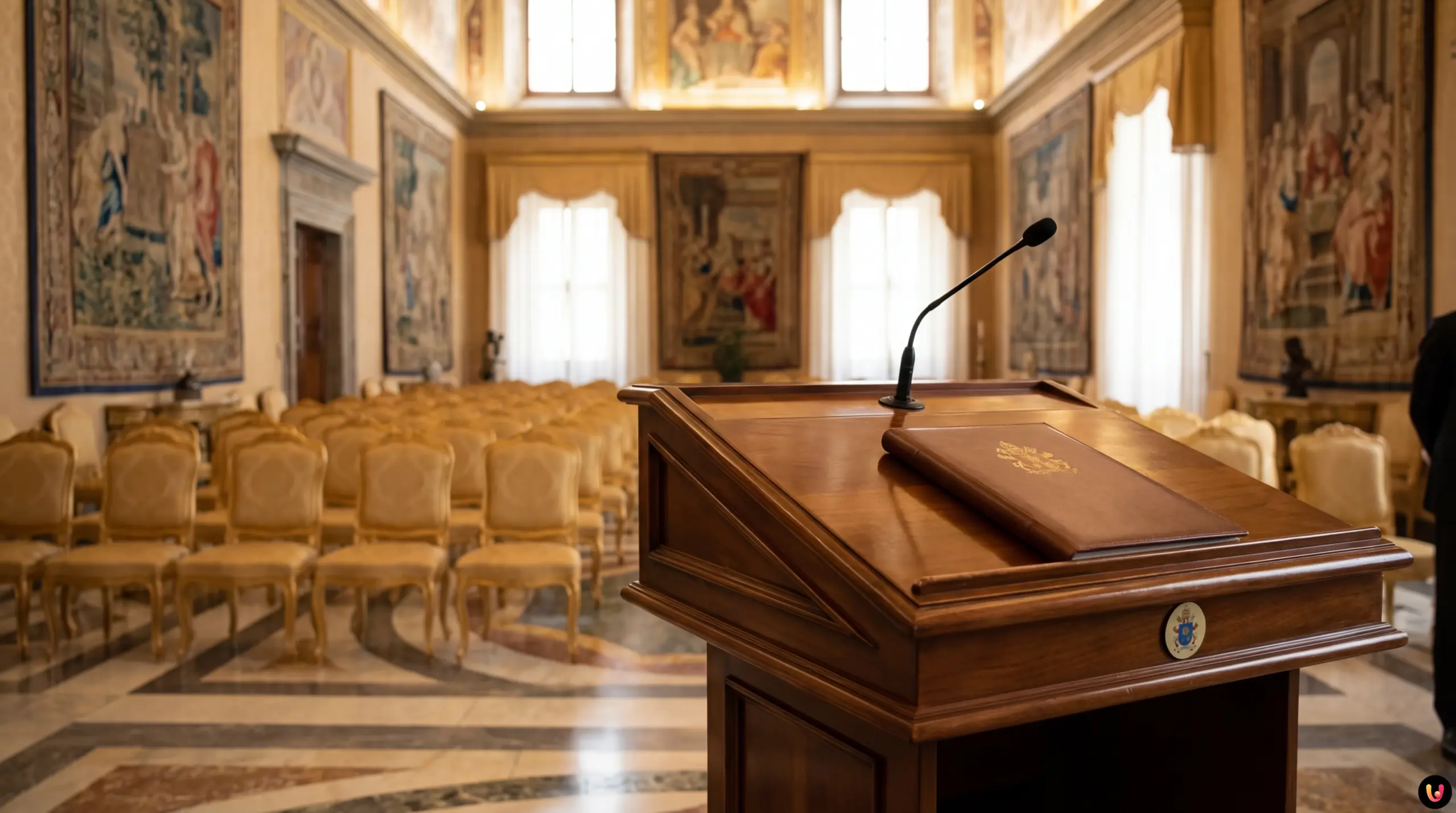 Papa Leone XIV: discorso al Corpo Diplomatico 2026 Papa Leone XIV durante l'udienza al Corpo Diplomatico nella Sala Regia vaticana