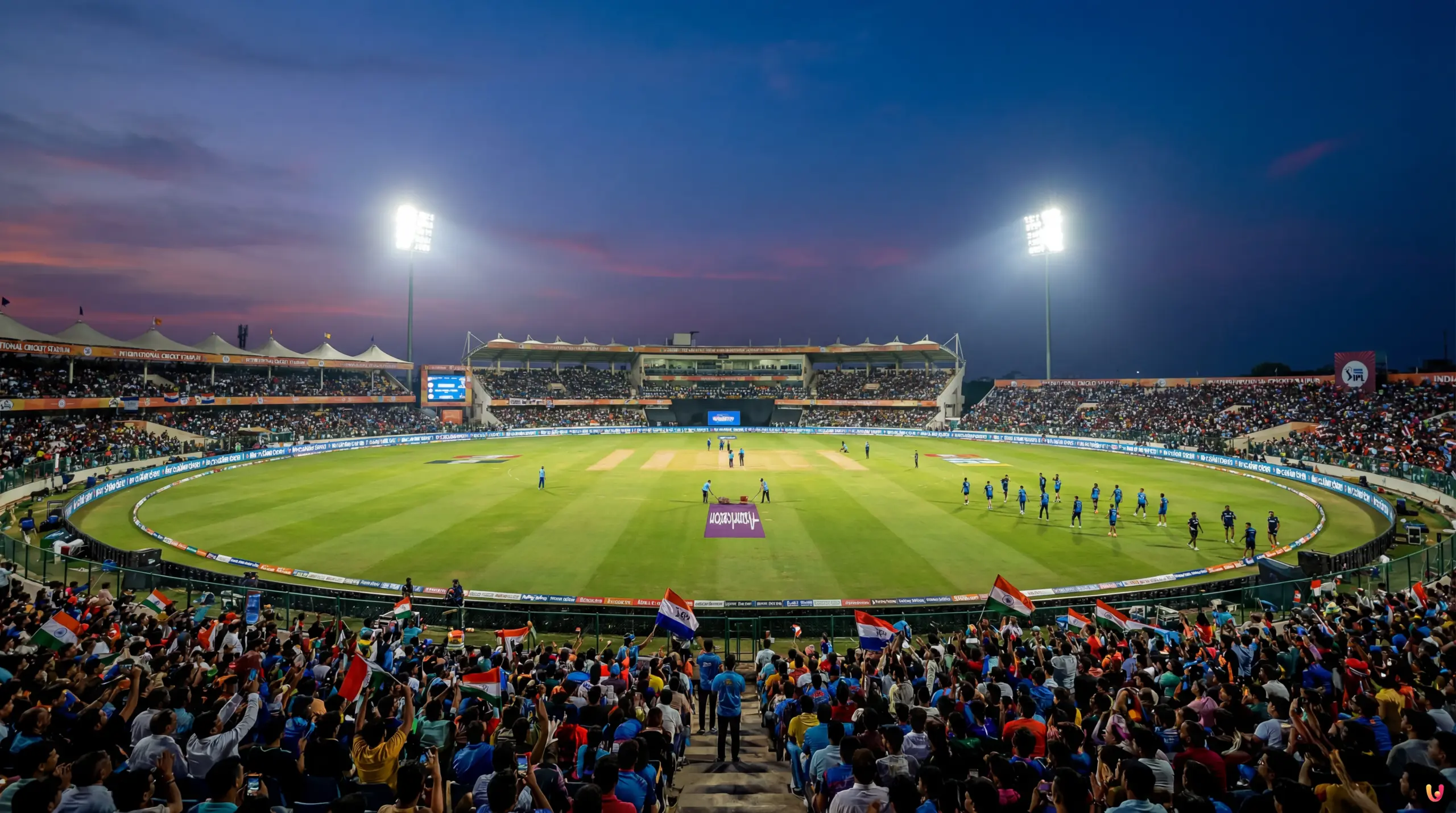 Indian captain Suryakumar Yadav signaling to bowl first at Raipur stadium during 2nd T20I