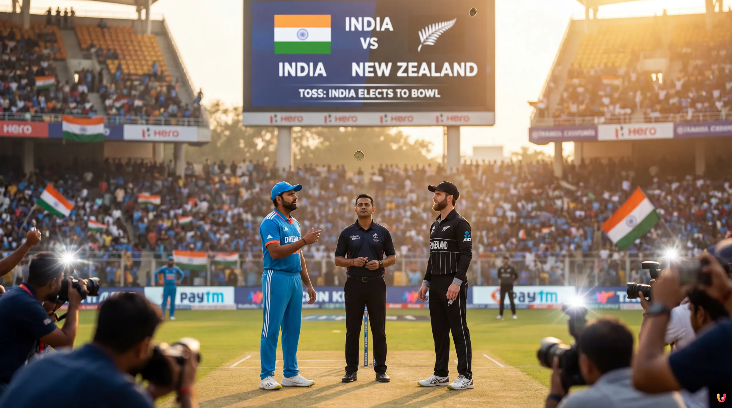 Shubman Gill Wins Toss India vs NZ Series Decider India captain Shubman Gill wins toss against NZ at Holkar Stadium