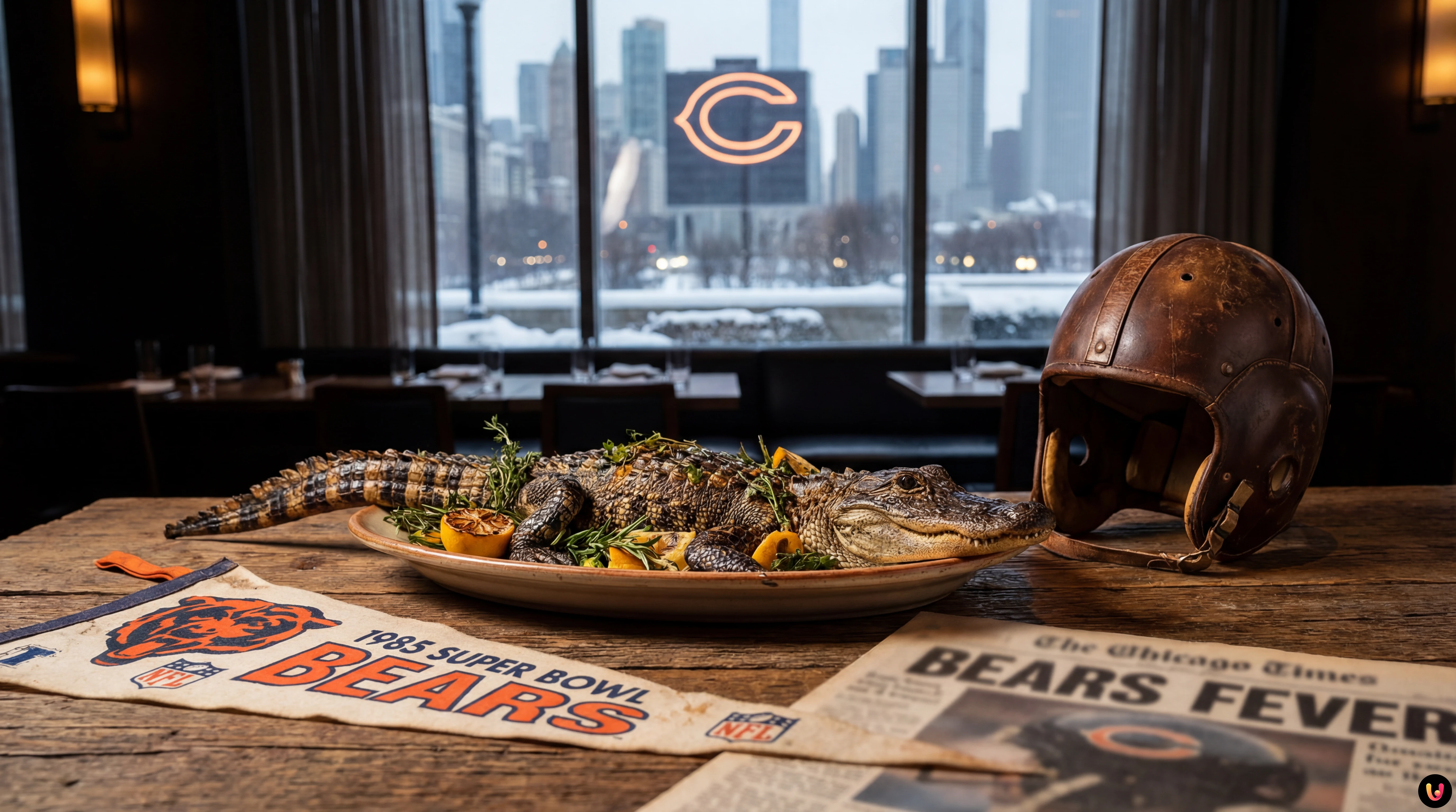 Mike Ditka coaching the Chicago Bears linked to the 1985 alligator meat superstition