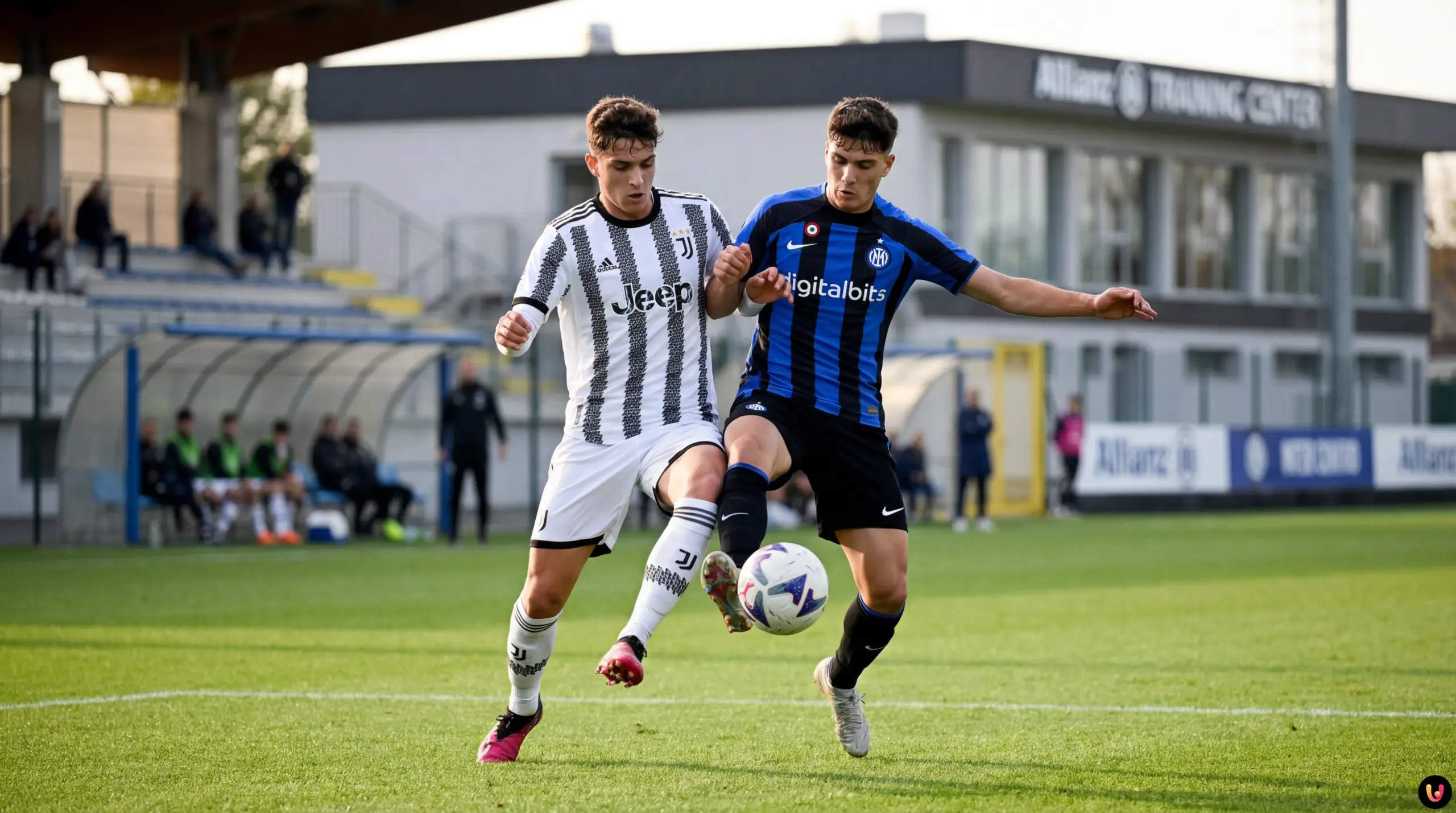 Juventus U-20 vs Inter U-20: Derby d'Italia Primavera Calciatori di Juventus U-20 e Inter U-20 in azione durante il Derby d'Italia a Vinovo
