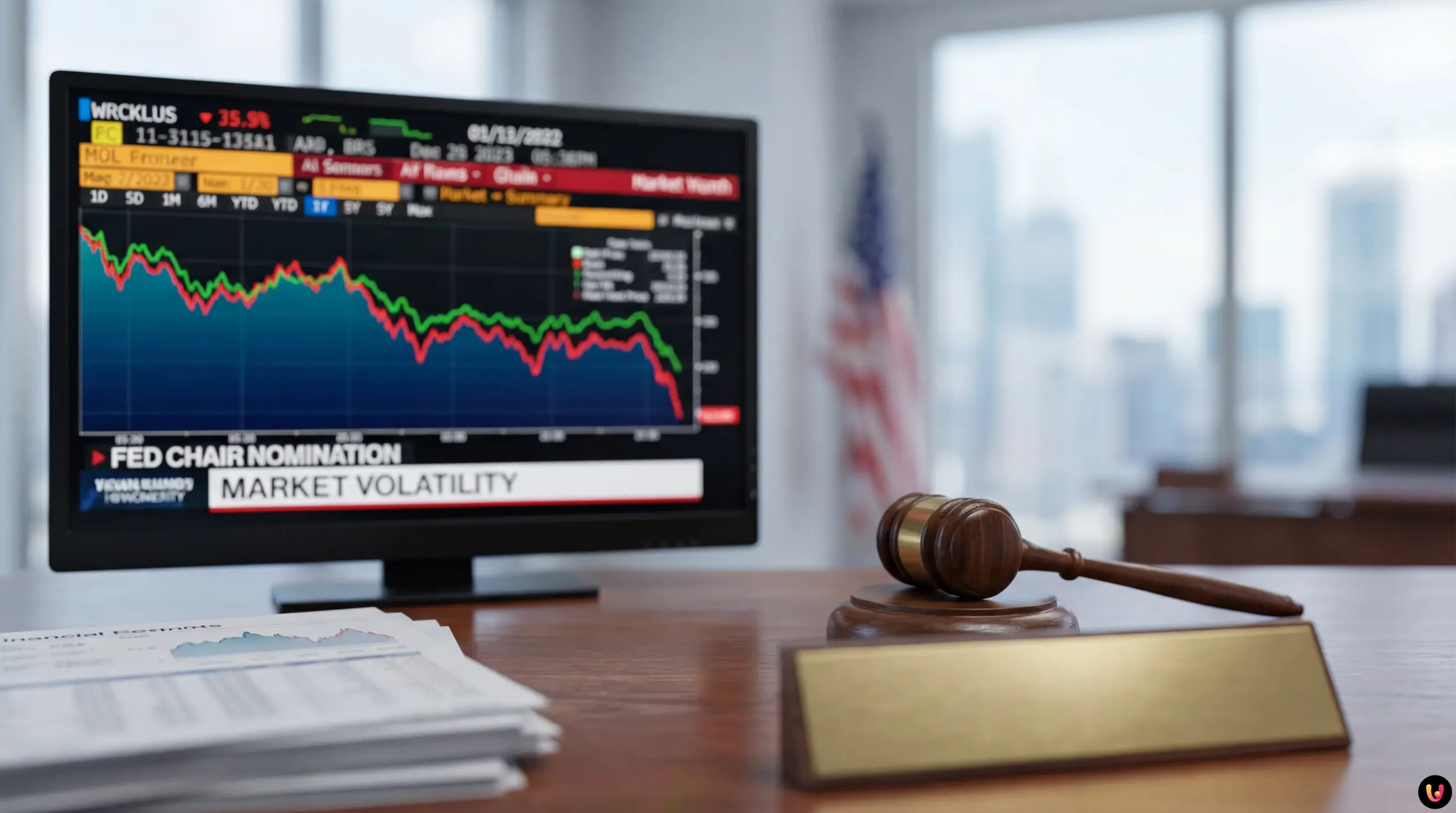 Kevin Warsh, Trump's nominee for Federal Reserve Chair, speaking at a podium