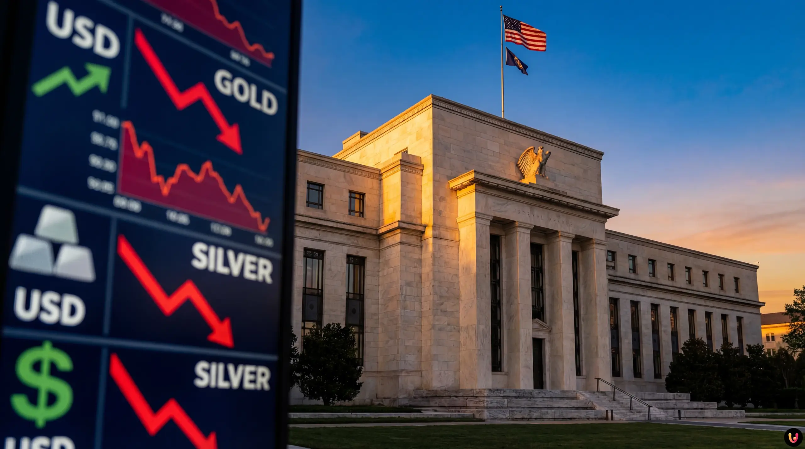 Primo piano di Kevin Warsh nuovo presidente della Federal Reserve USA