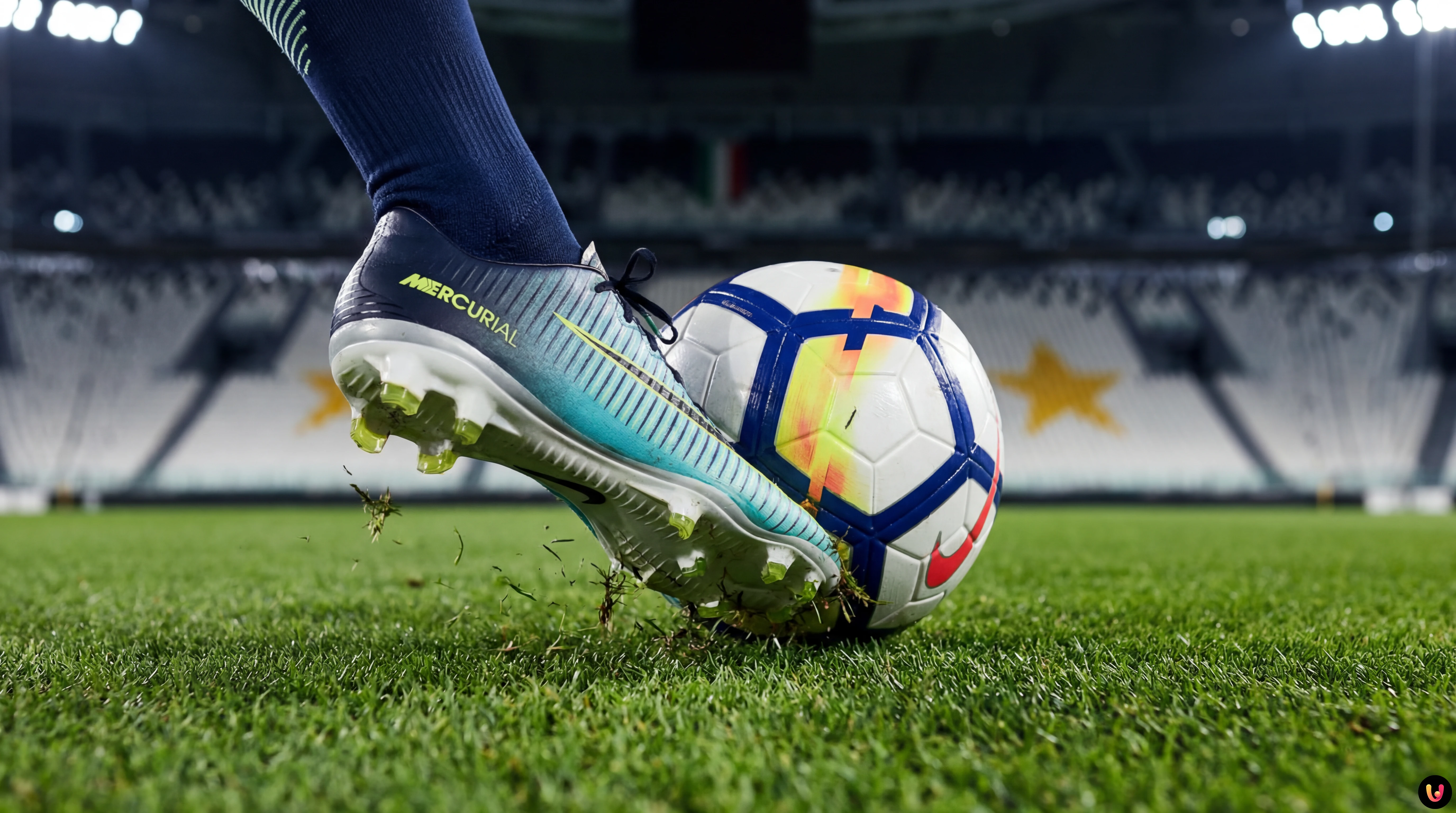 Lamine Yamal effectuant une passe de l'ext&eacute;rieur du pied gauche avec le Bar&ccedil;a.