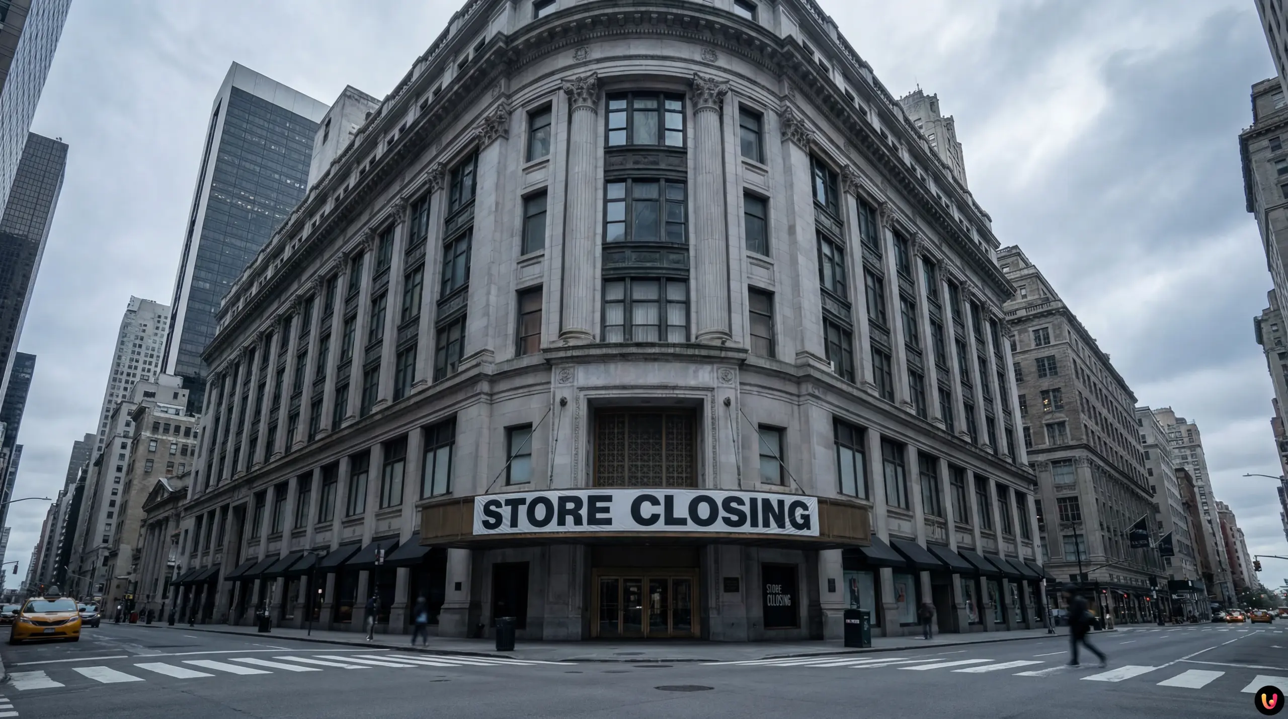 Fa&ccedil;ade embl&eacute;matique du magasin Saks Fifth Avenue &agrave; New York