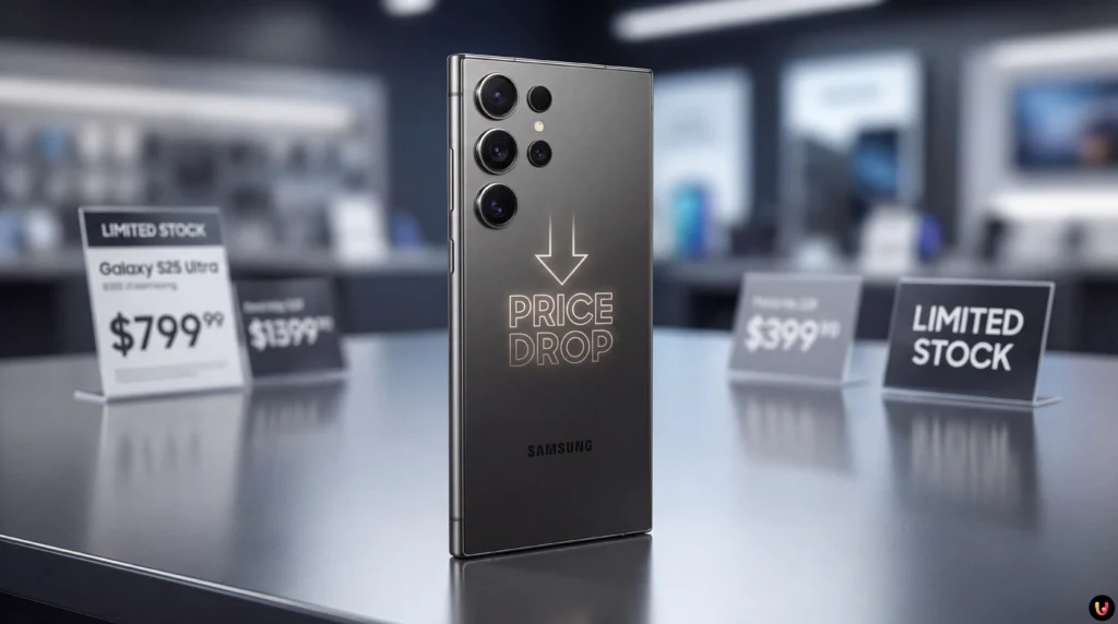 Smartphone Samsung Galaxy S25 Ultra Titane en promotion