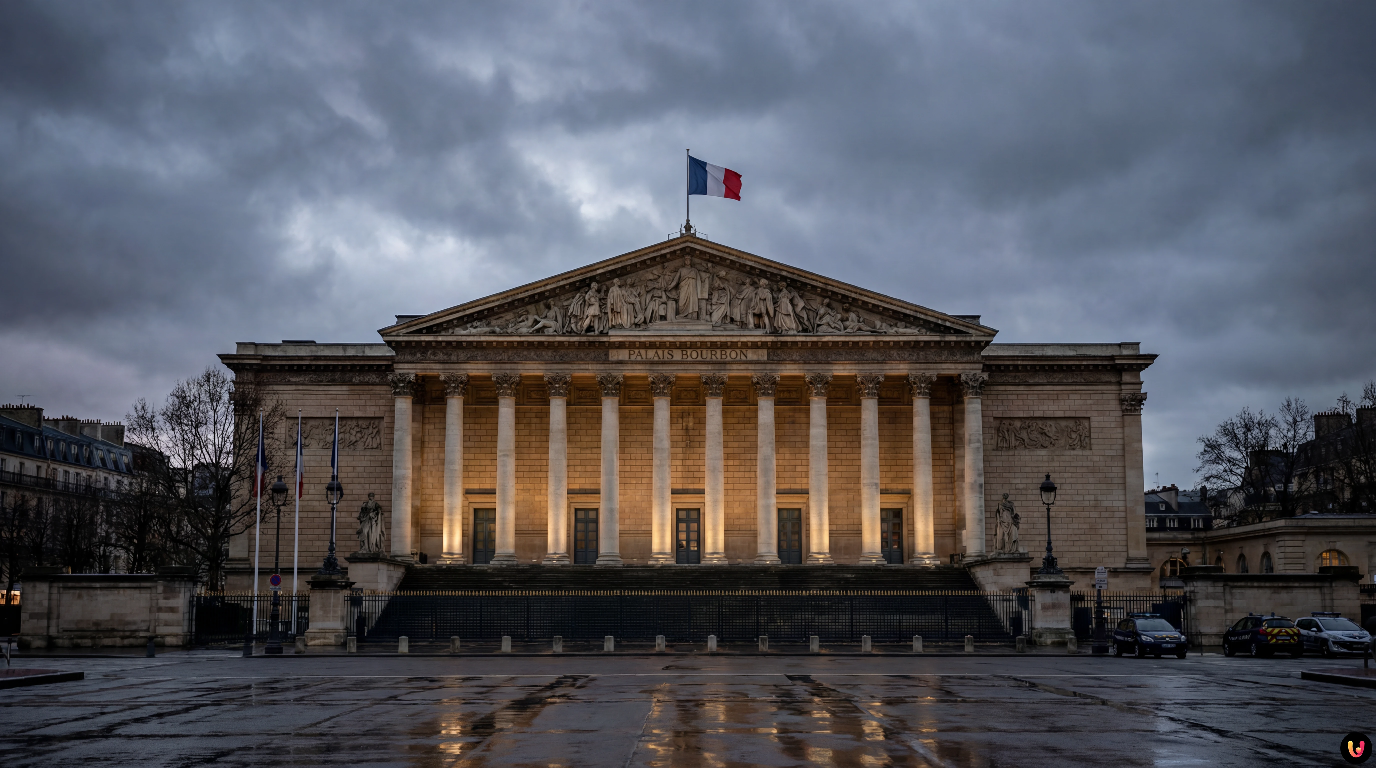 Il Primo Ministro francese S&eacute;bastien Lecornu durante un discorso ufficiale.