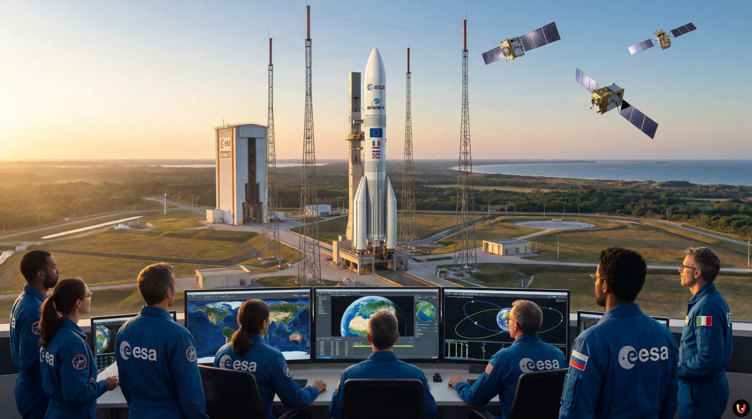 Satellite dell'Agenzia Spaziale Europea in orbita terrestre per missioni 2026