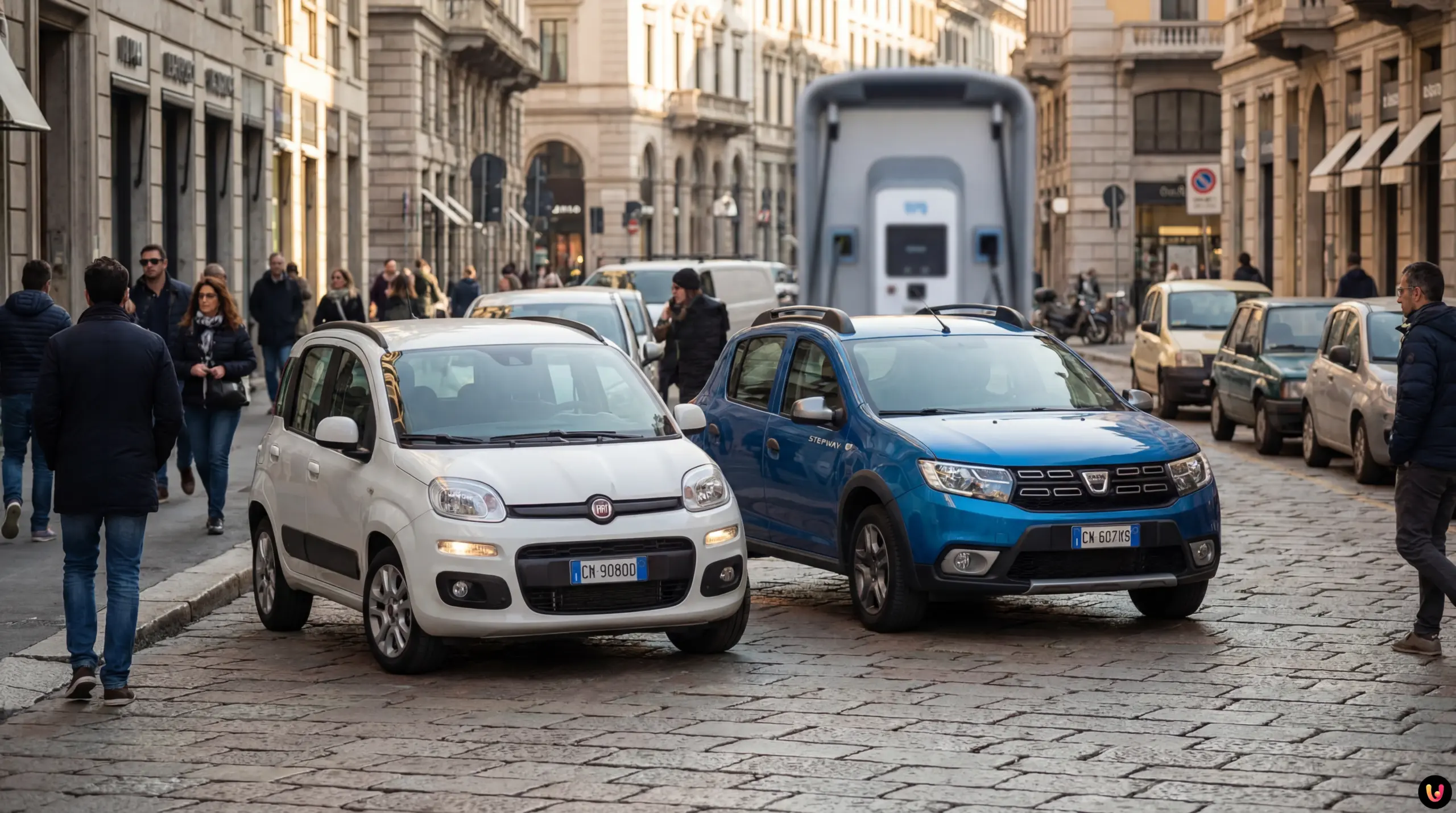 Fiat Panda Pandina in primo piano, l'auto pi&ugrave; venduta in Italia nel 2025