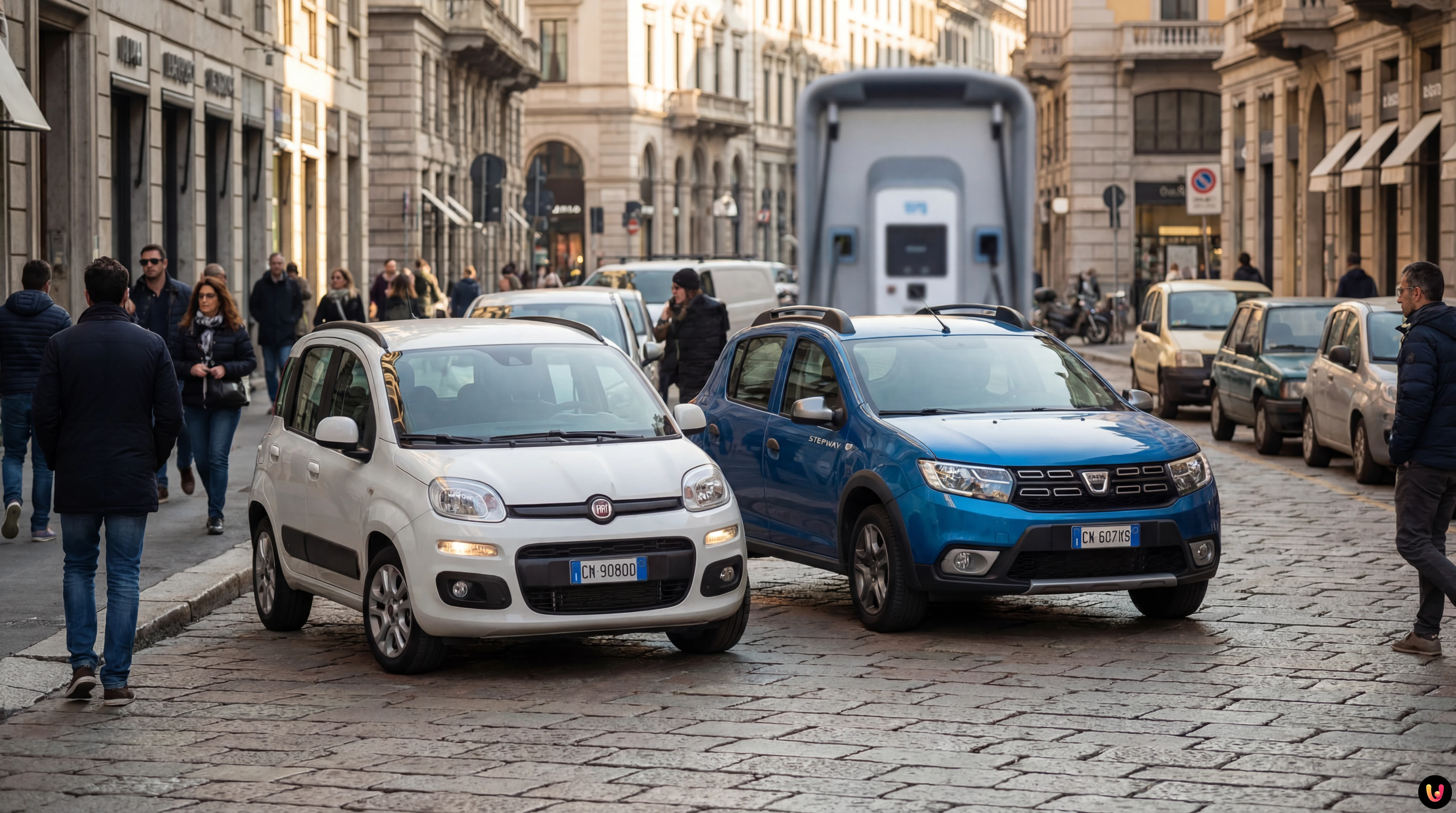 Fiat Panda Pandina in primo piano, l'auto pi&ugrave; venduta in Italia nel 2025