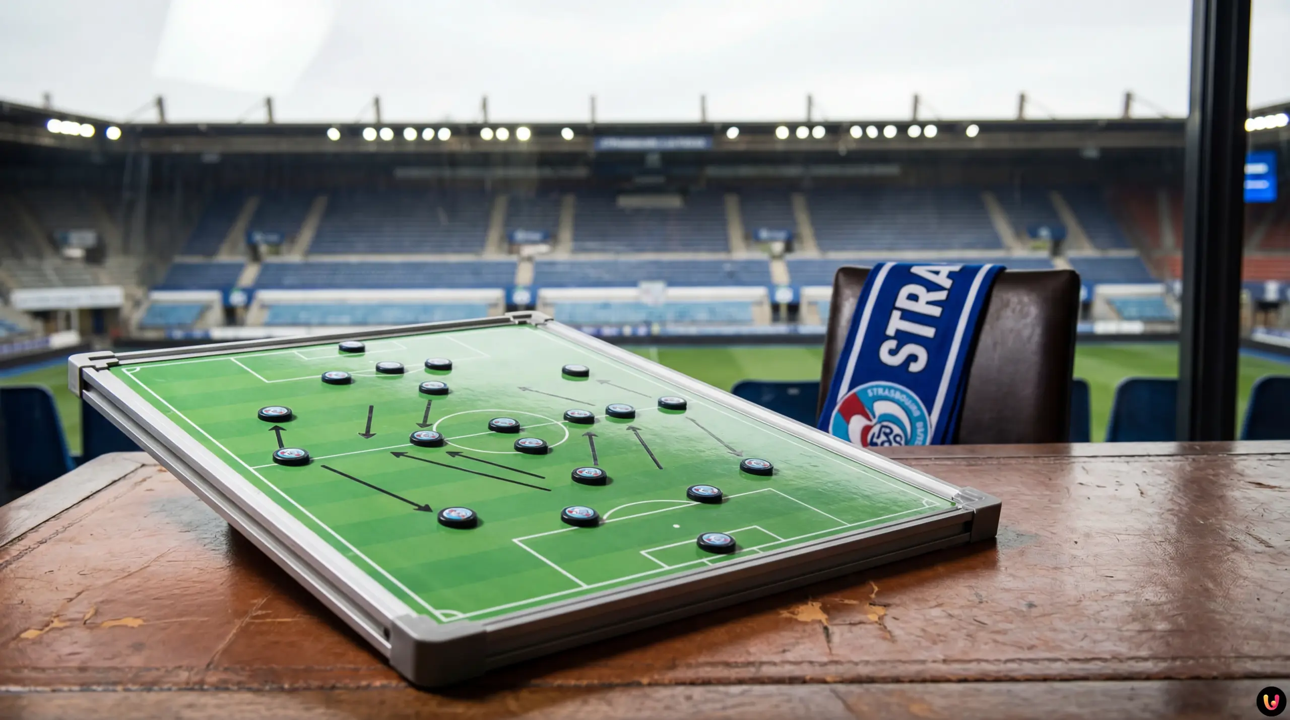 Portrait de l'entra&icirc;neur italien Davide Ancelotti, candidat au poste du RC Strasbourg.