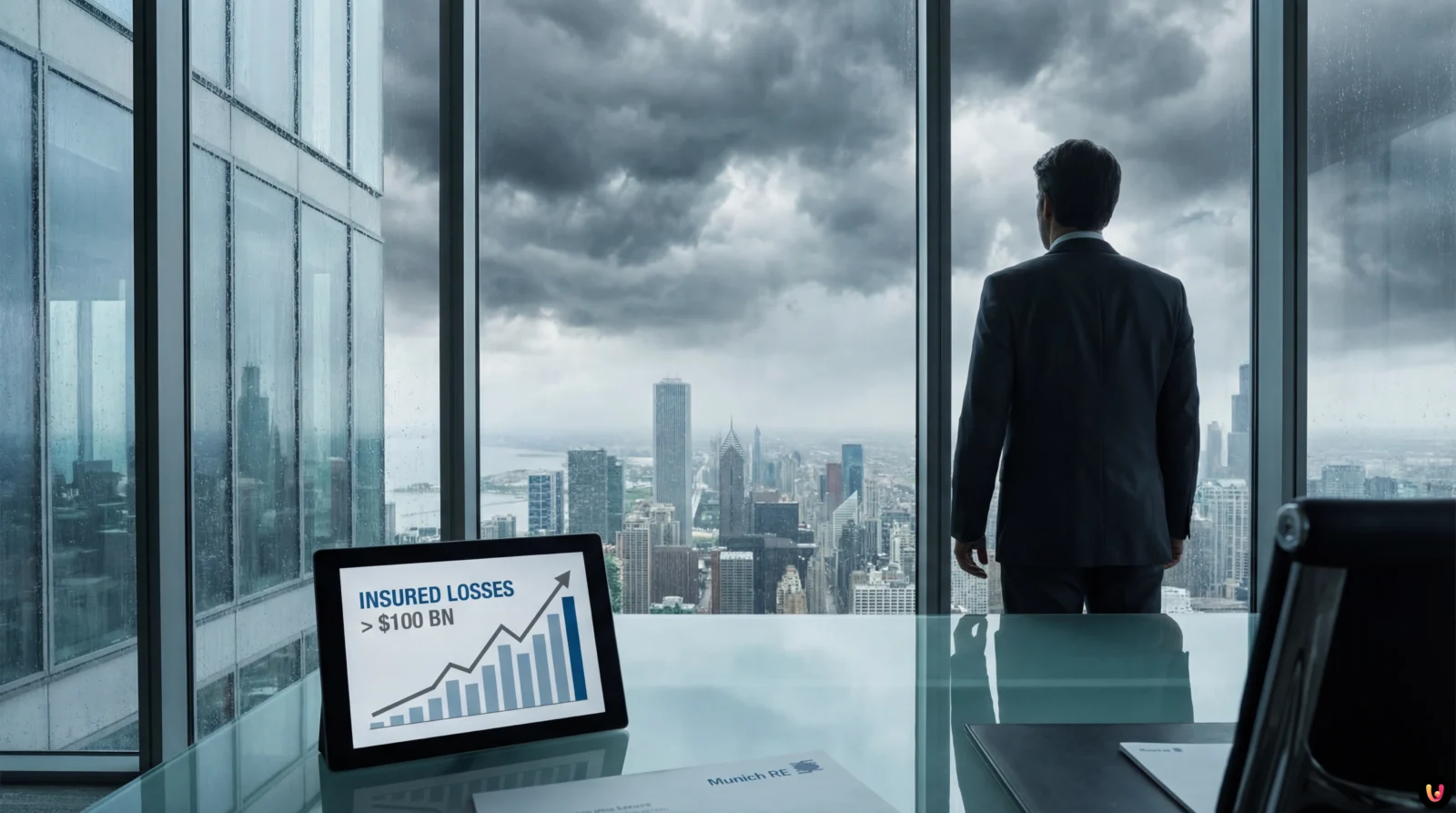 Munich RE: Disastri 2025, Danni Assicurati Oltre i 100 Miliardi