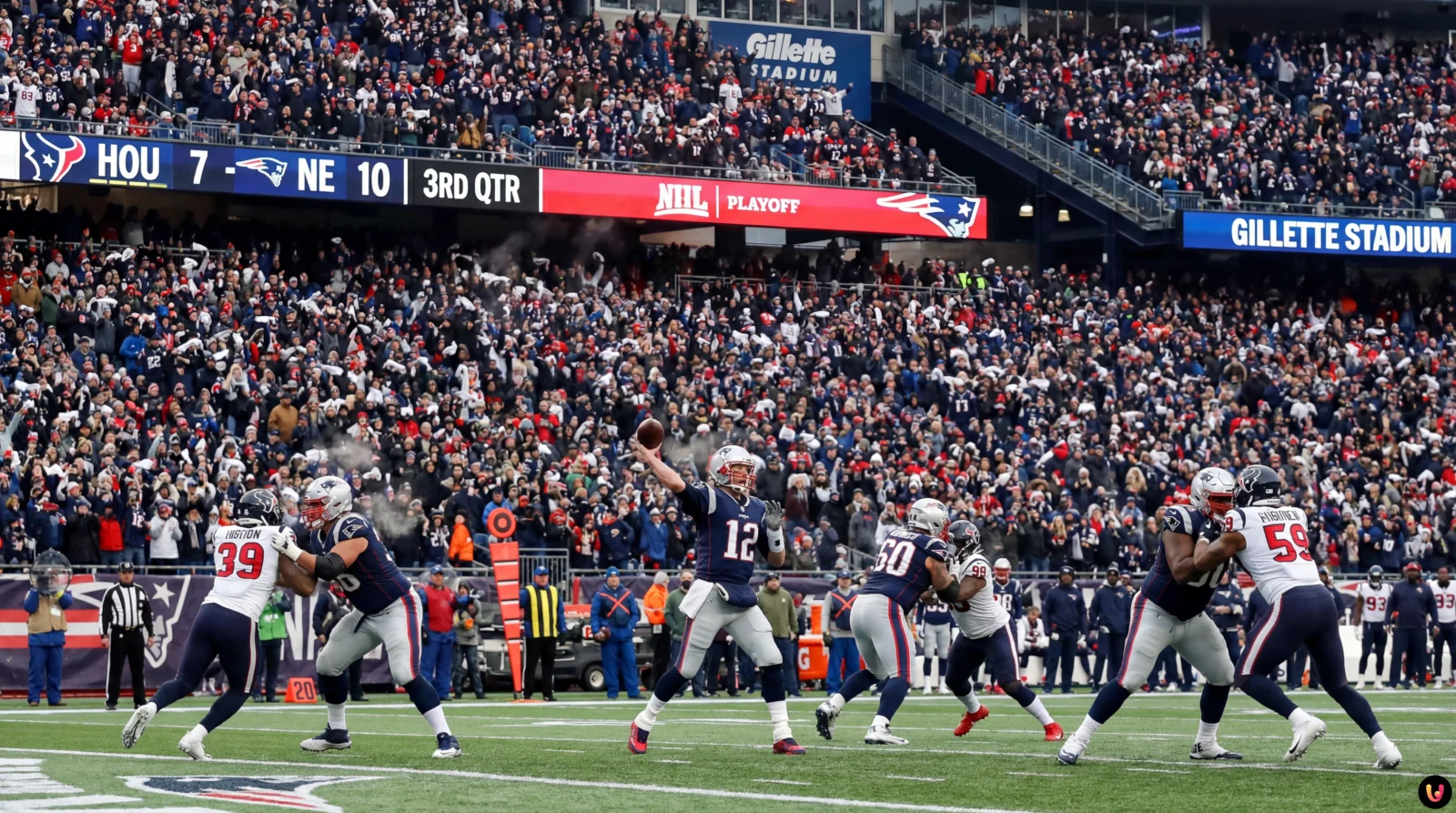 NFL Playoffs LIVE: Texans vs Patriots Battle for AFC Championship Spot