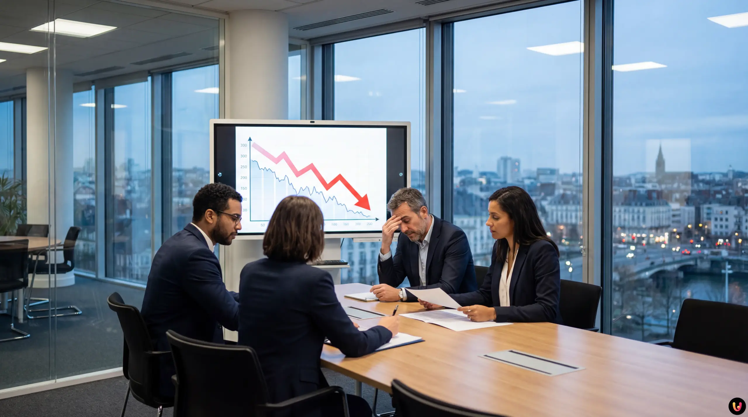 Faillites entreprises Pays de la Loire 2025 Graphique illustrant la hausse des faillites en Pays de la Loire