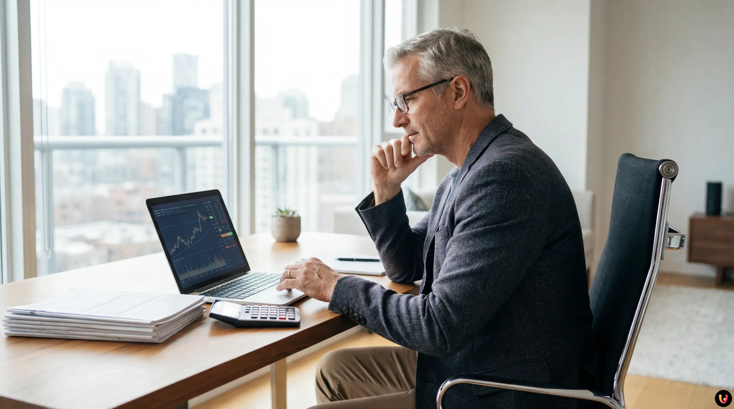 Anziani che consultano documenti per la pensione anticipata 2026 e calcolo contributi INPS