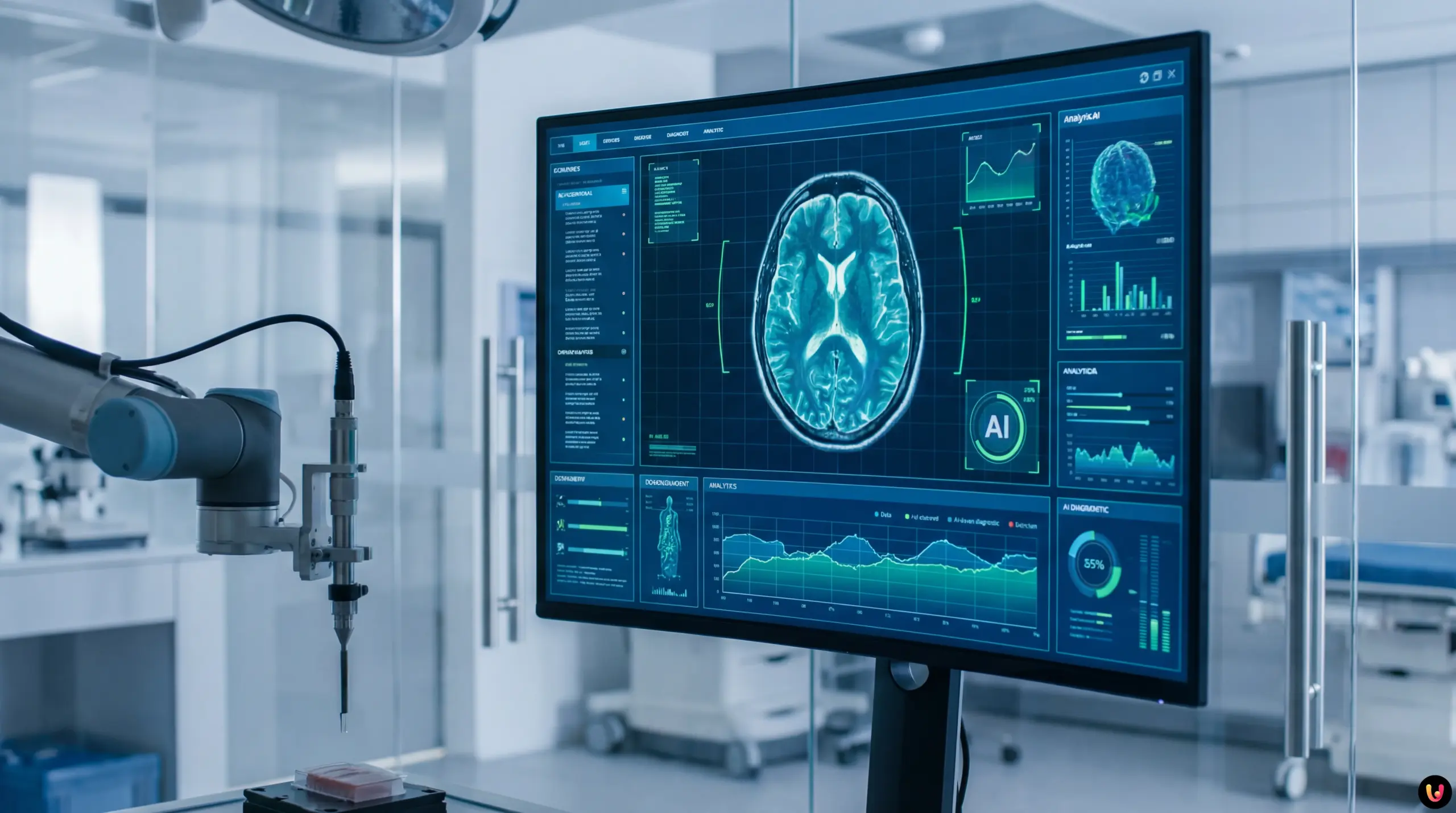 Giuseppe Remuzzi su AI in medicina e diagnosi Giuseppe Remuzzi durante un'intervista sull'intelligenza artificiale medica