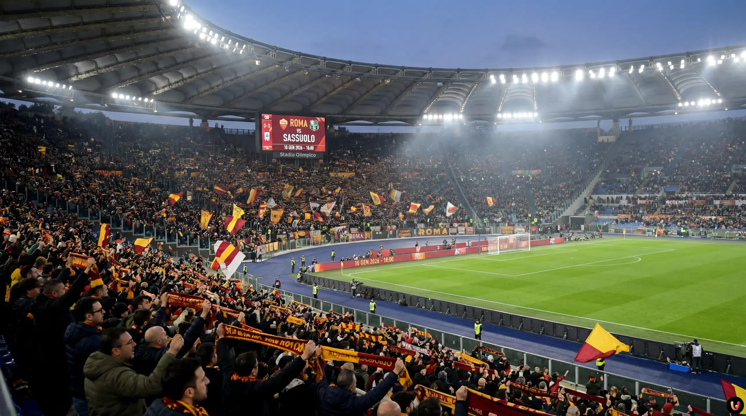 Roma-Sassuolo: Gasperini in emergenza cerca la Champions Gian Piero Gasperini a bordo campo durante Roma-Sassuolo allo Stadio Olimpico.