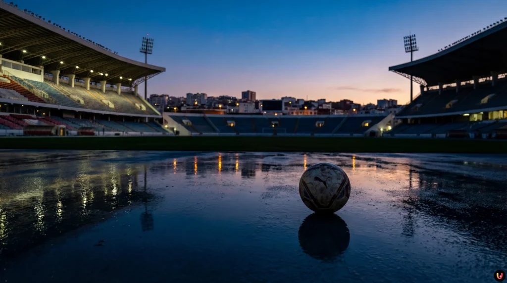 Mohamed Salah sconsolato in campo dopo l'eliminazione dell'Egitto dalla Coppa d'Africa.