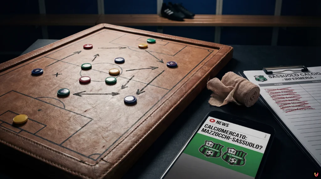 Fabio Grosso a bordo campo e Pasquale Mazzocchi con la maglia del Napoli