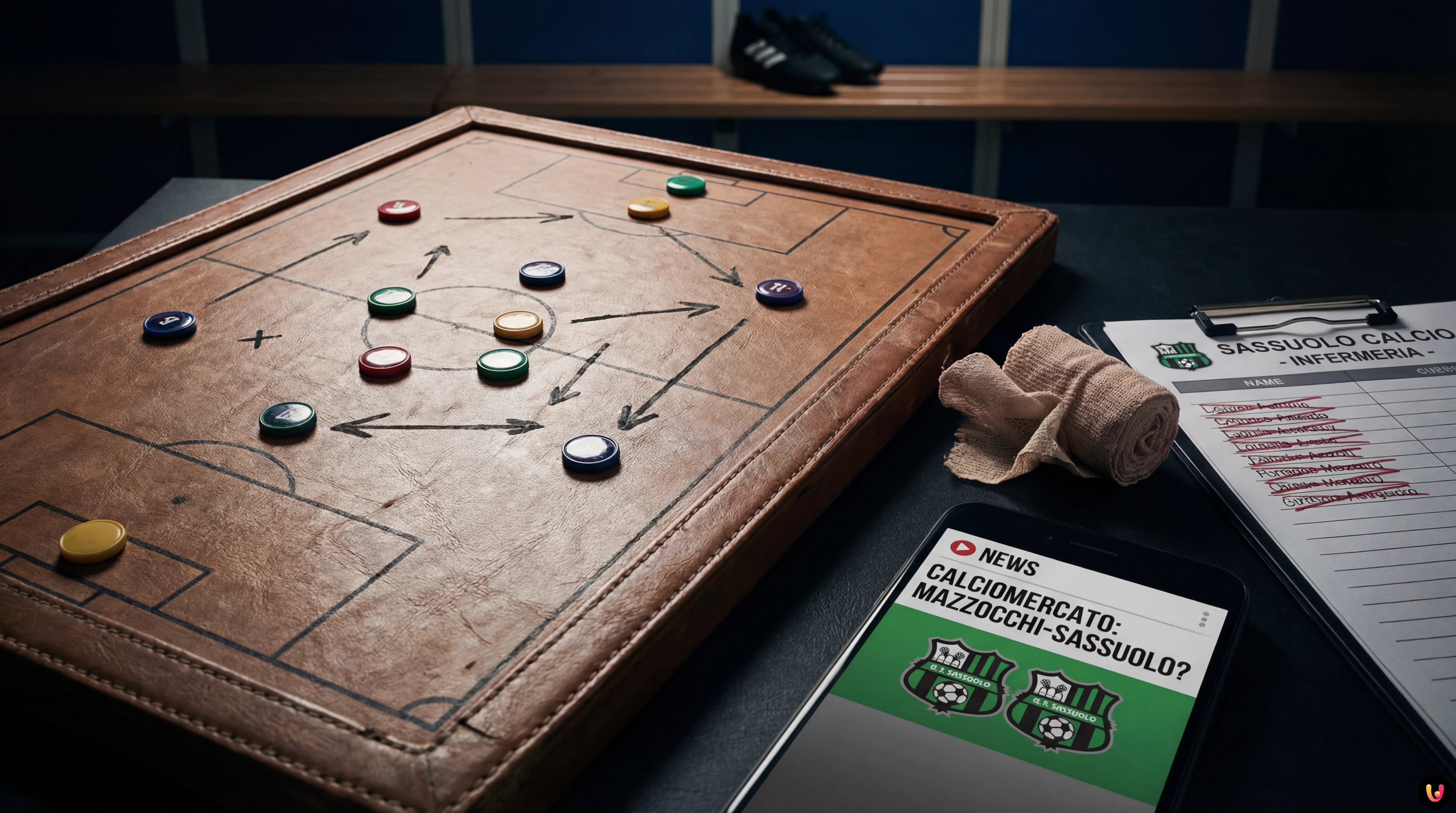 Fabio Grosso a bordo campo e Pasquale Mazzocchi con la maglia del Napoli