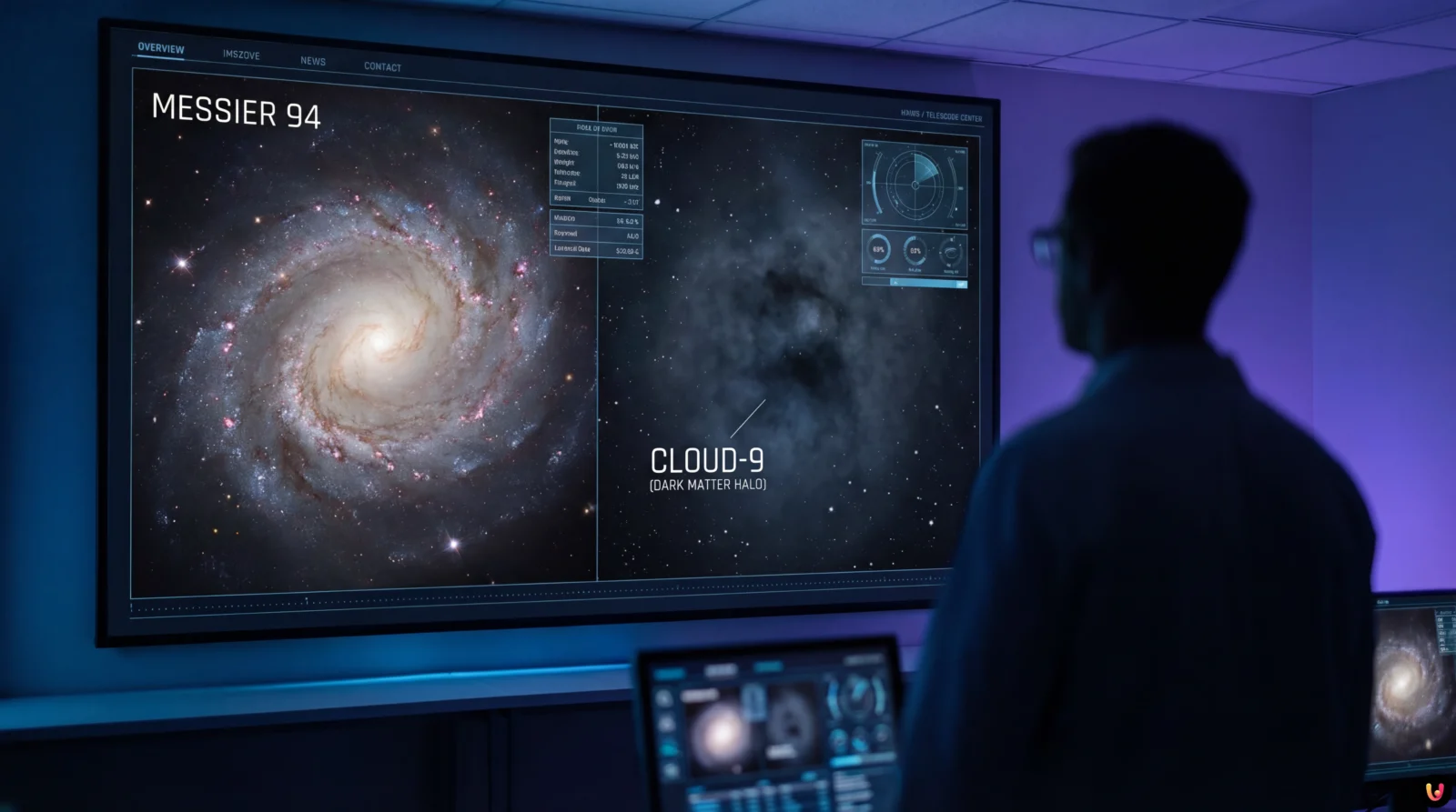 Scoperta Cloud-9: la prima galassia fantasma di materia oscura