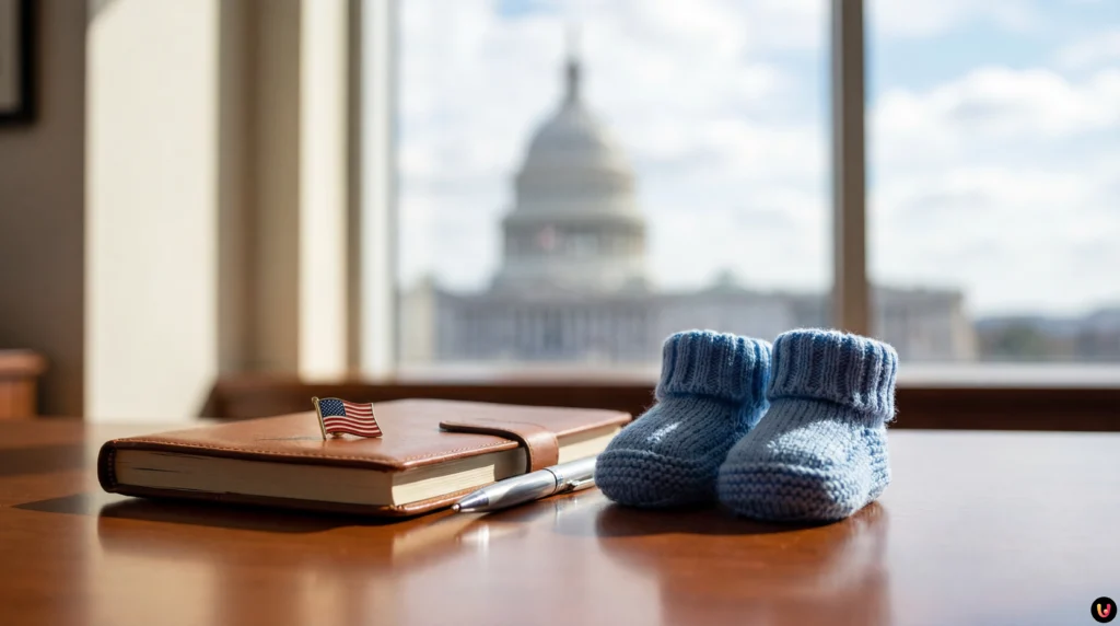 Second Lady Usha Vance smiling beside Vice President JD Vance
