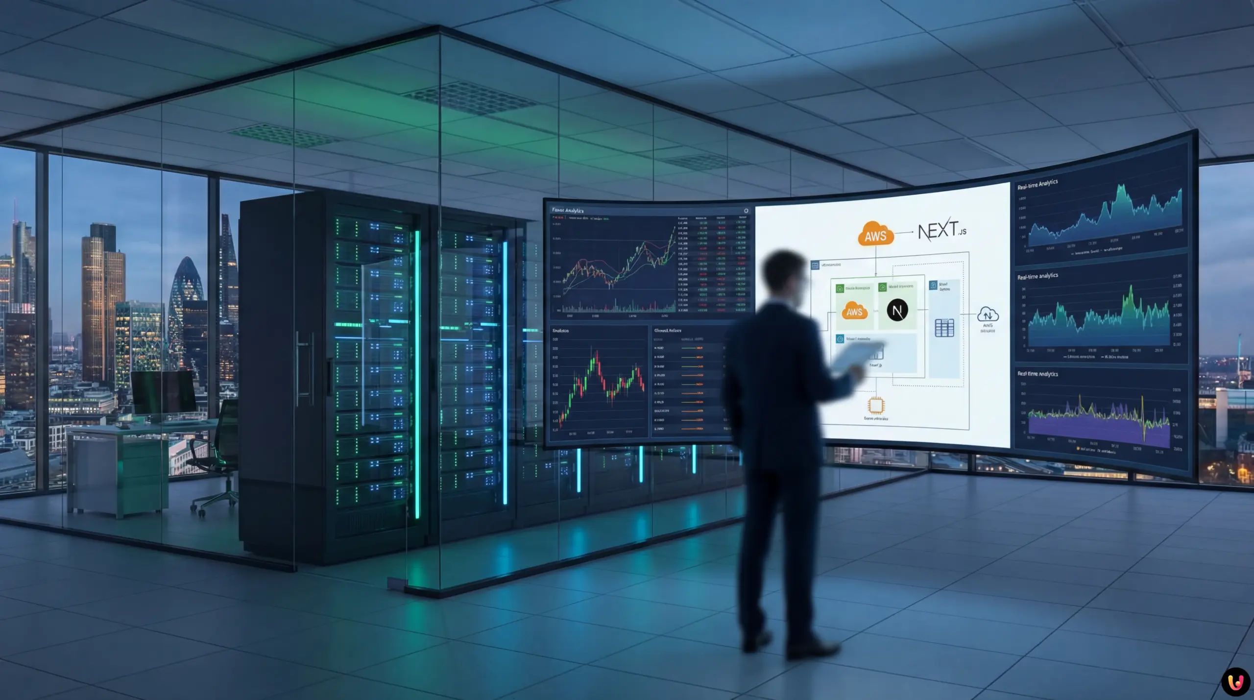 Diagrama de arquitectura AWS para escalar SEO program&aacute;tico en sector Fintech