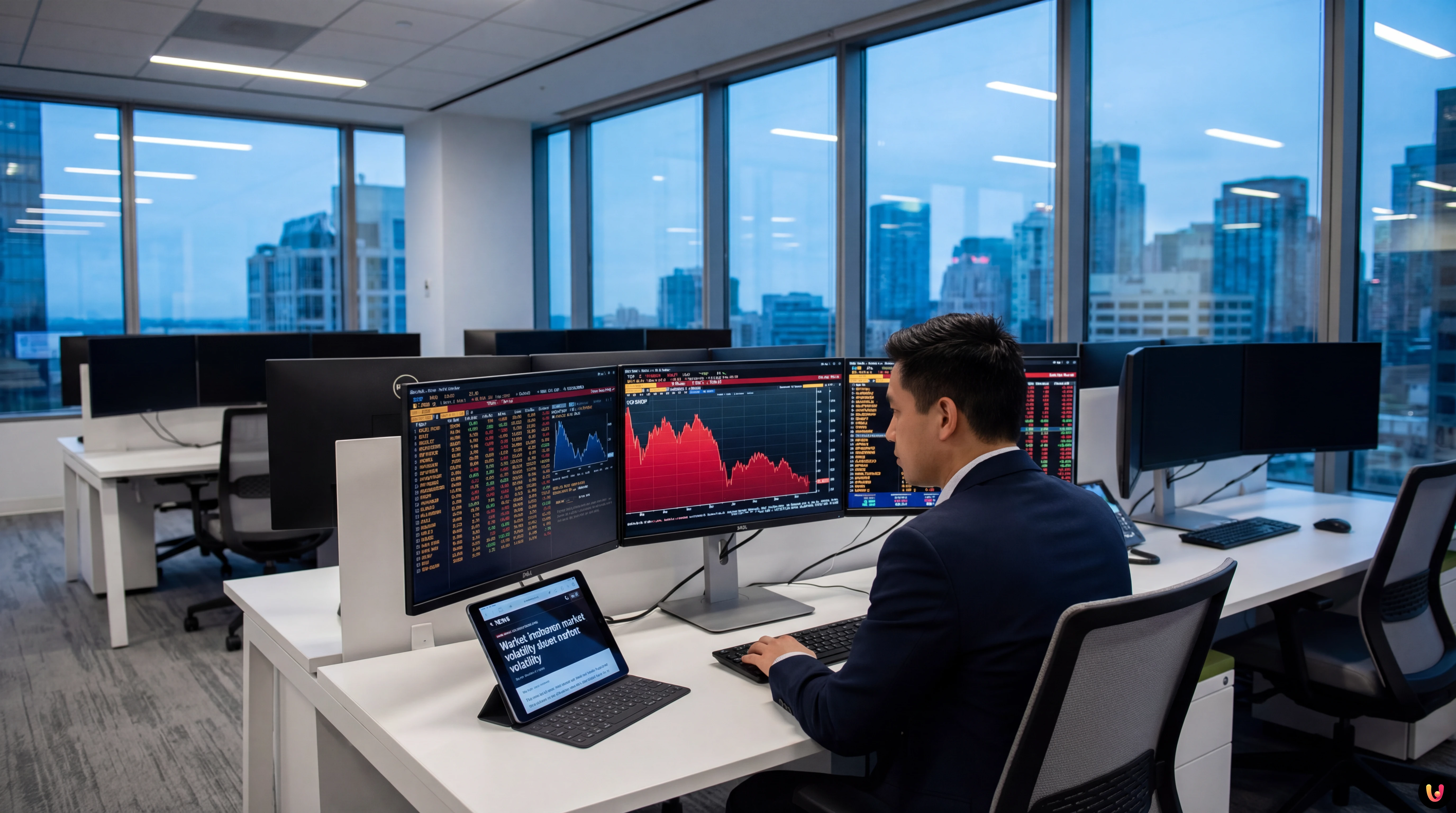 Chute Action Shopify Bourse Janvier 2026 Courbe descendante du cours de l'action Shopify sur un écran financier