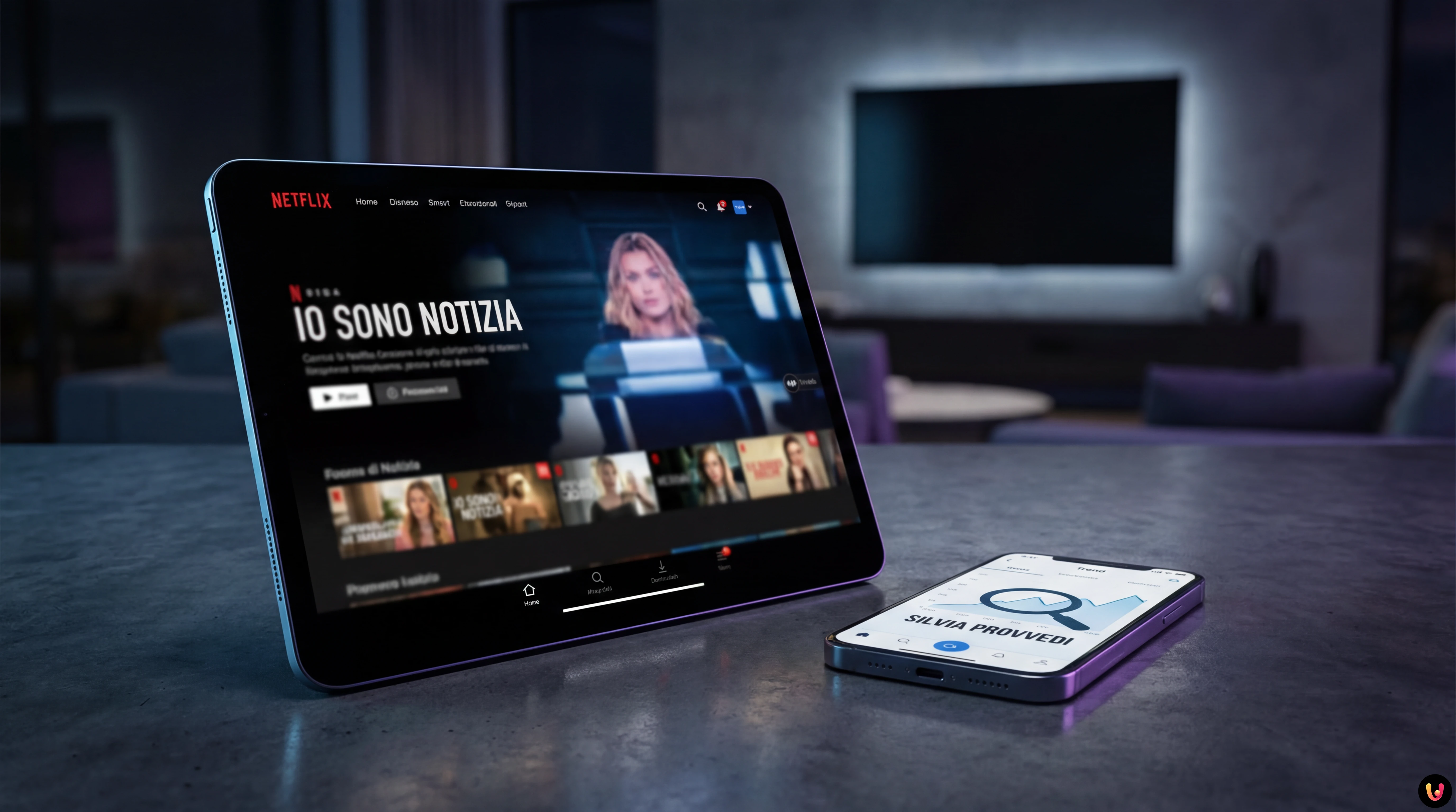 Primo piano di Silvia Provvedi e Fabrizio Corona per il documentario Netflix