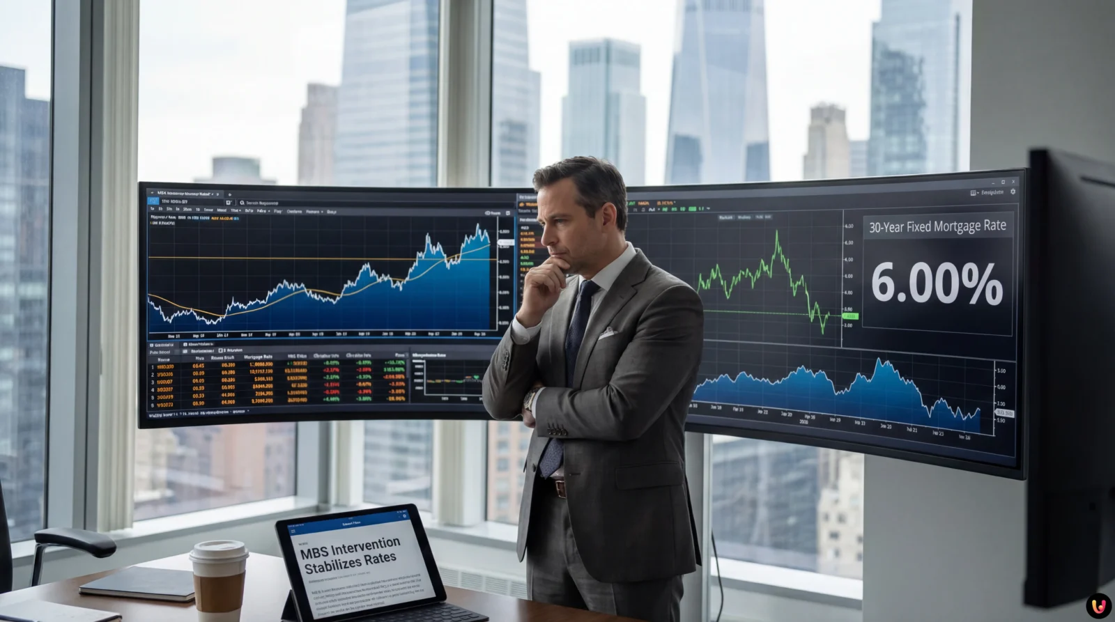 Taux immobiliers USA 2026 : Stabilisation à 6 % Taux immobiliers au 15 janvier 2026 : Stabilisation autour de 6 % après l’intervention sur les MBS