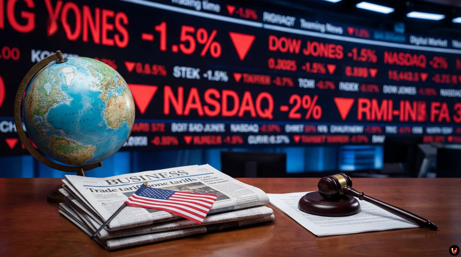 Trump cible le Groenland : Wall Street chute face aux menaces douani&egrave;res