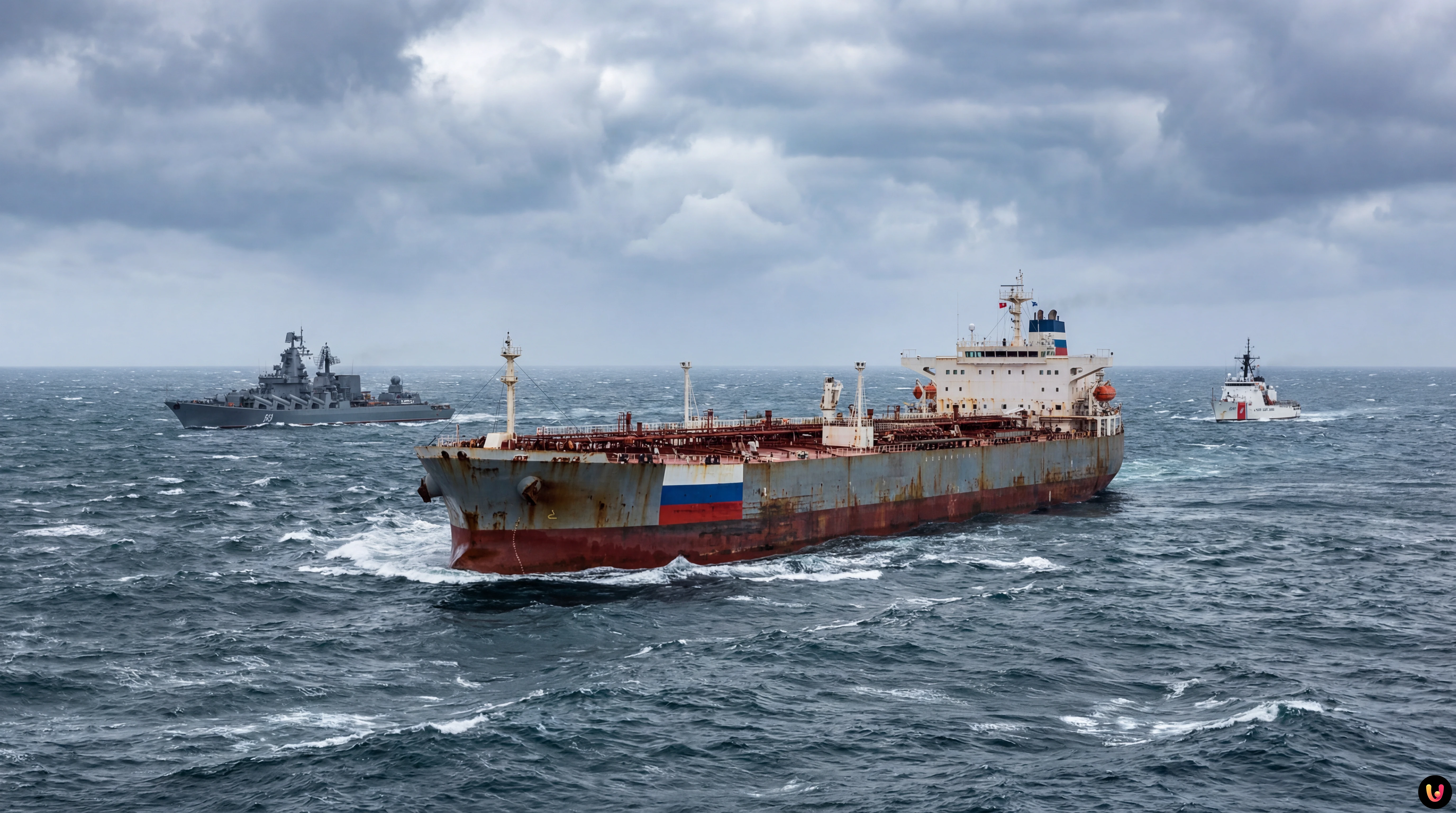 Petroliera in mare aperto al centro delle tensioni navali tra Usa e Russia