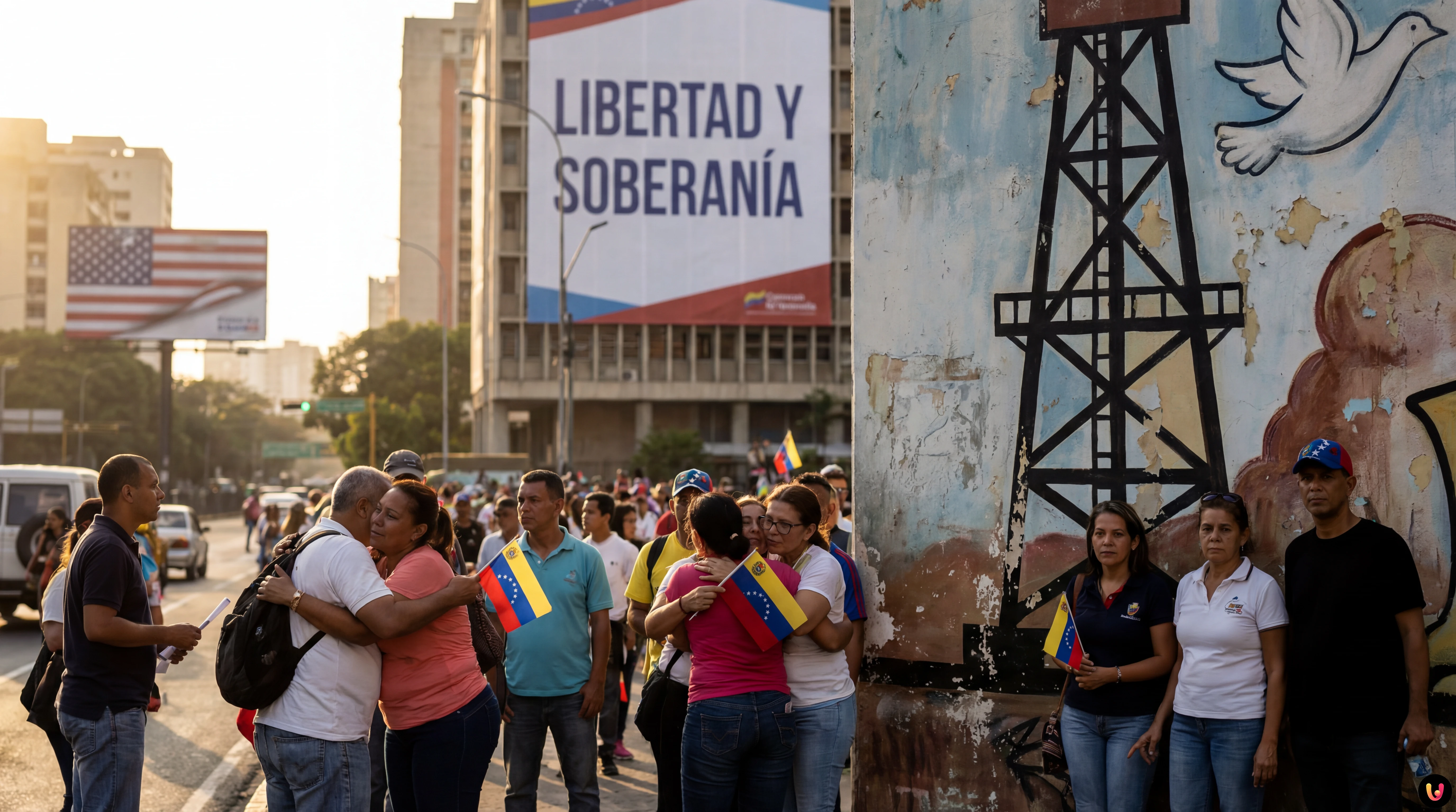 Folla riunita a Caracas per la liberazione dei prigionieri politici venezuelani