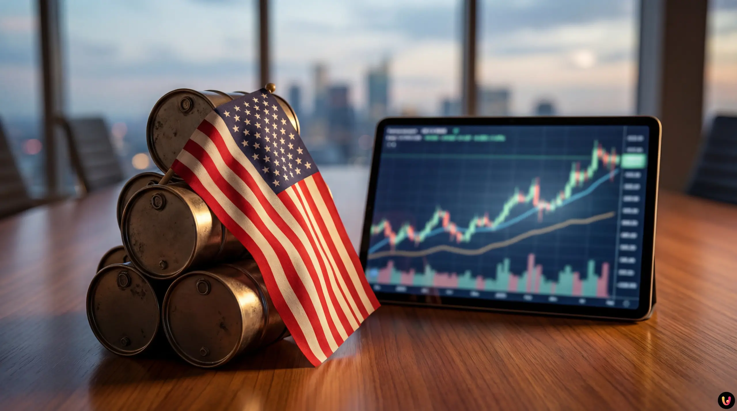 Donald Trump durante l'annuncio sull'importazione di petrolio dal Venezuela