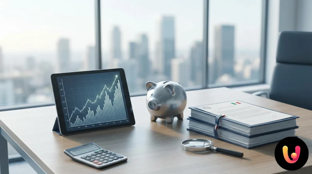 Grafico comparativo dei rendimenti tra btp valore e conti deposito con trend in crescita